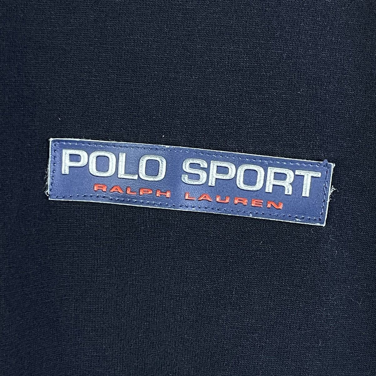 Polo Ralph Lauren × Vintage Vintage 90s Polo Sport Half Zipper Mockneck Shirt Size US XL / EU 56 / 4 - 4 Thumbnail