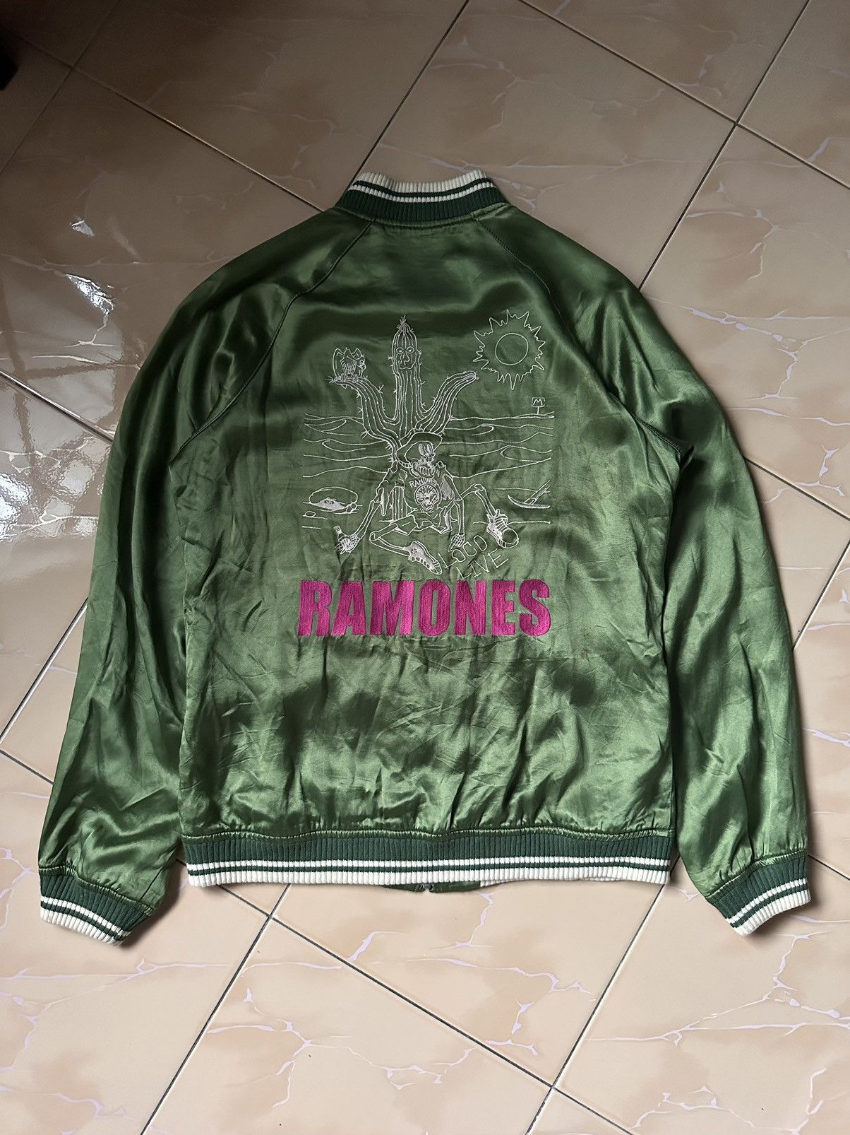 Hysteric Glamour RAMONES スカジャン Archive! Hysteric Glamour X Ramones Souvenier Jacket