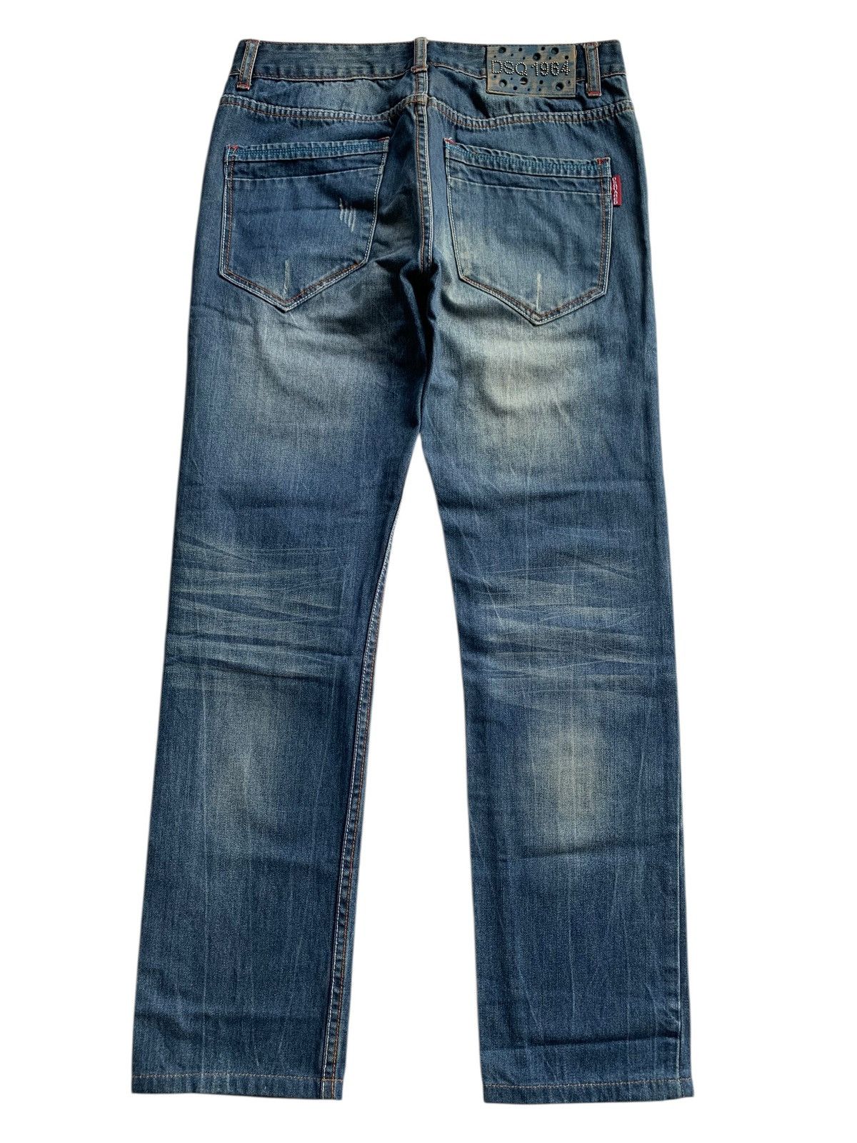 Dsquared2 DSQUARED2 DENIM PATCHWORDS CUSTOM RARE MADE IN ITALY Size US 32 / EU 48 - 3 Thumbnail