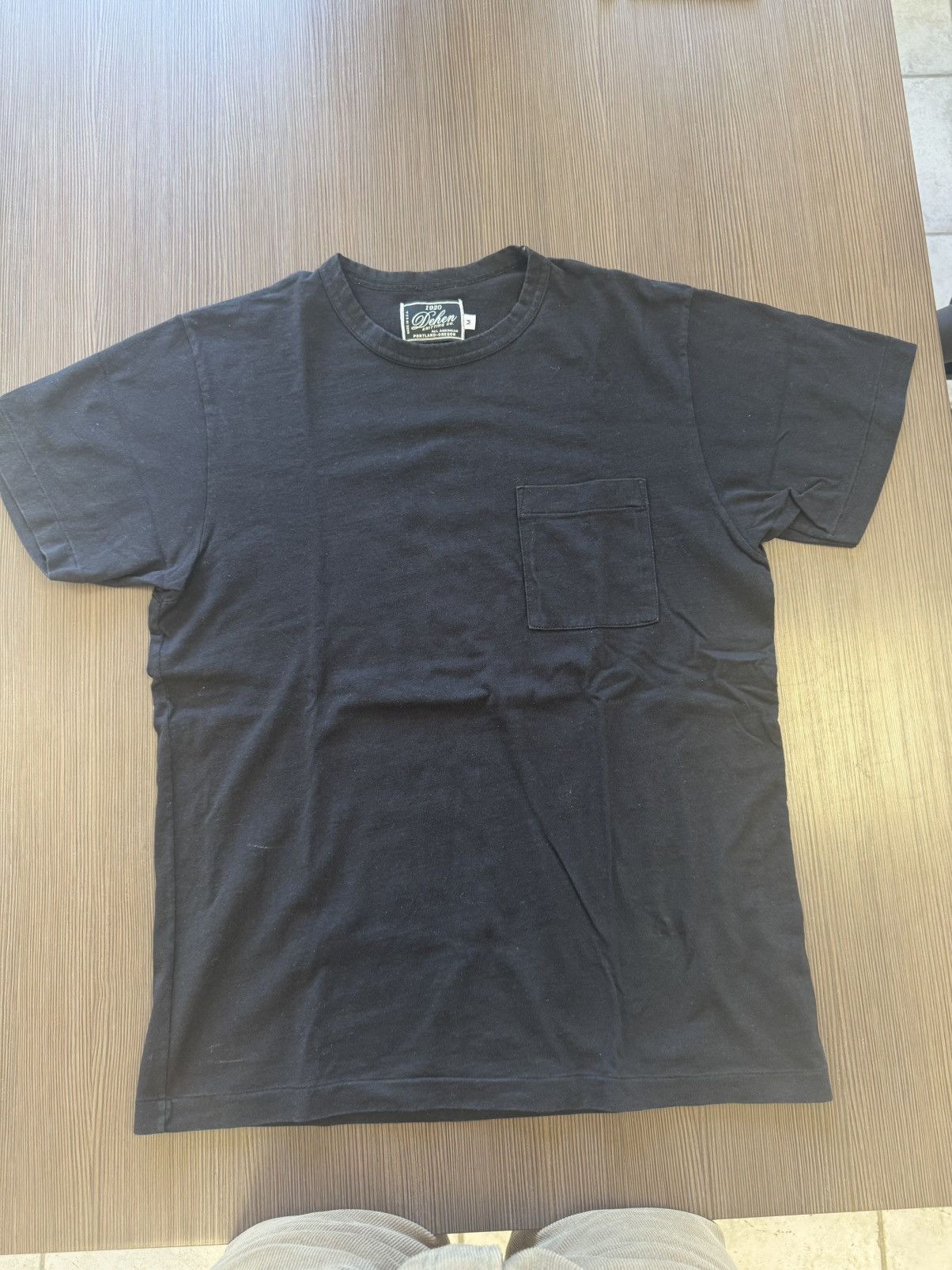 Dehen 1920 Heavy Duty Tee - Single Pocket - Black Size US M / EU 48-50 / 2 - 3 Thumbnail