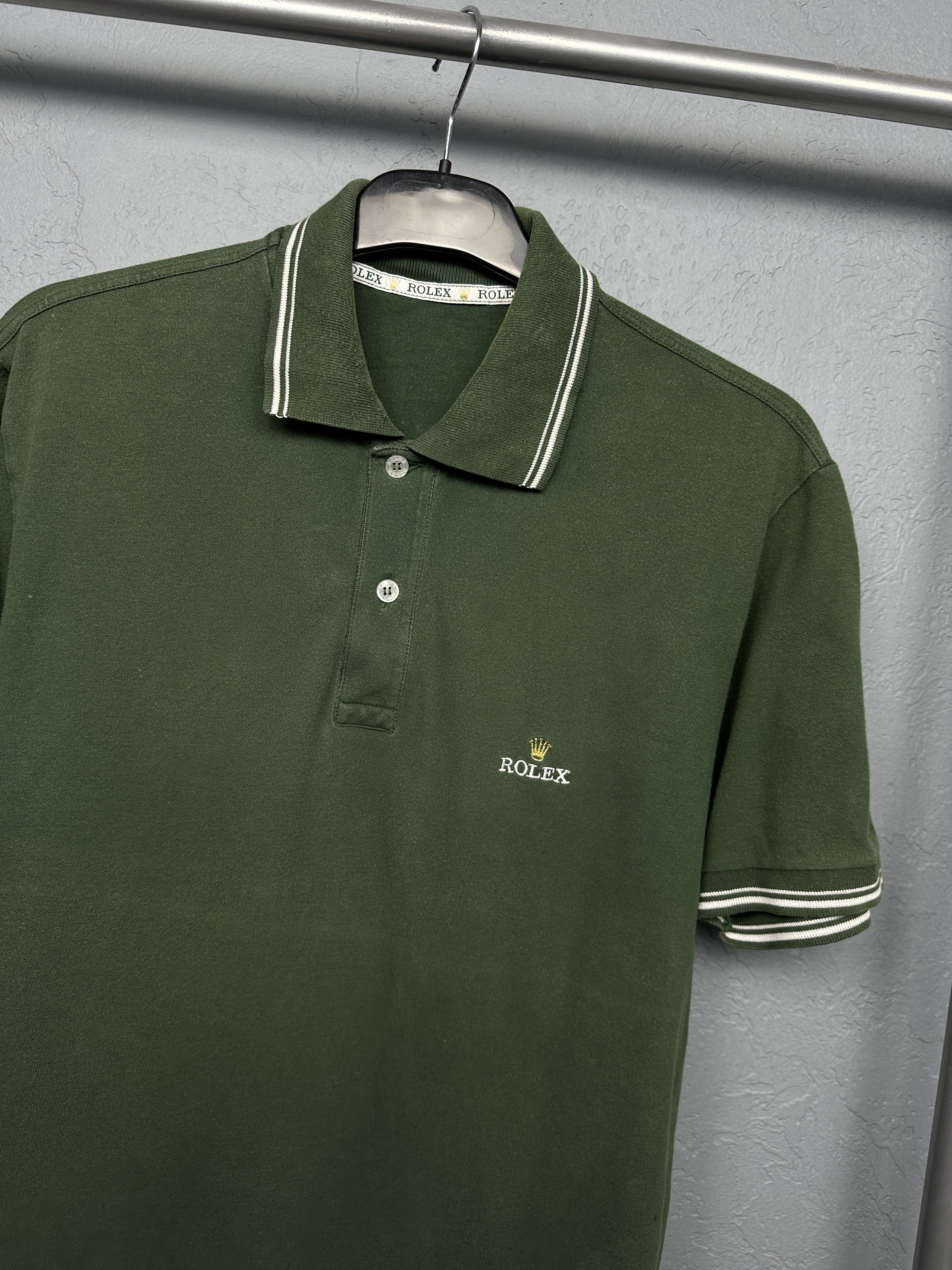 Rolex Rolex Vintage Mens Uniform Polo Shirt Size US M / EU 48-50 / 2 - 2 Thumbnail