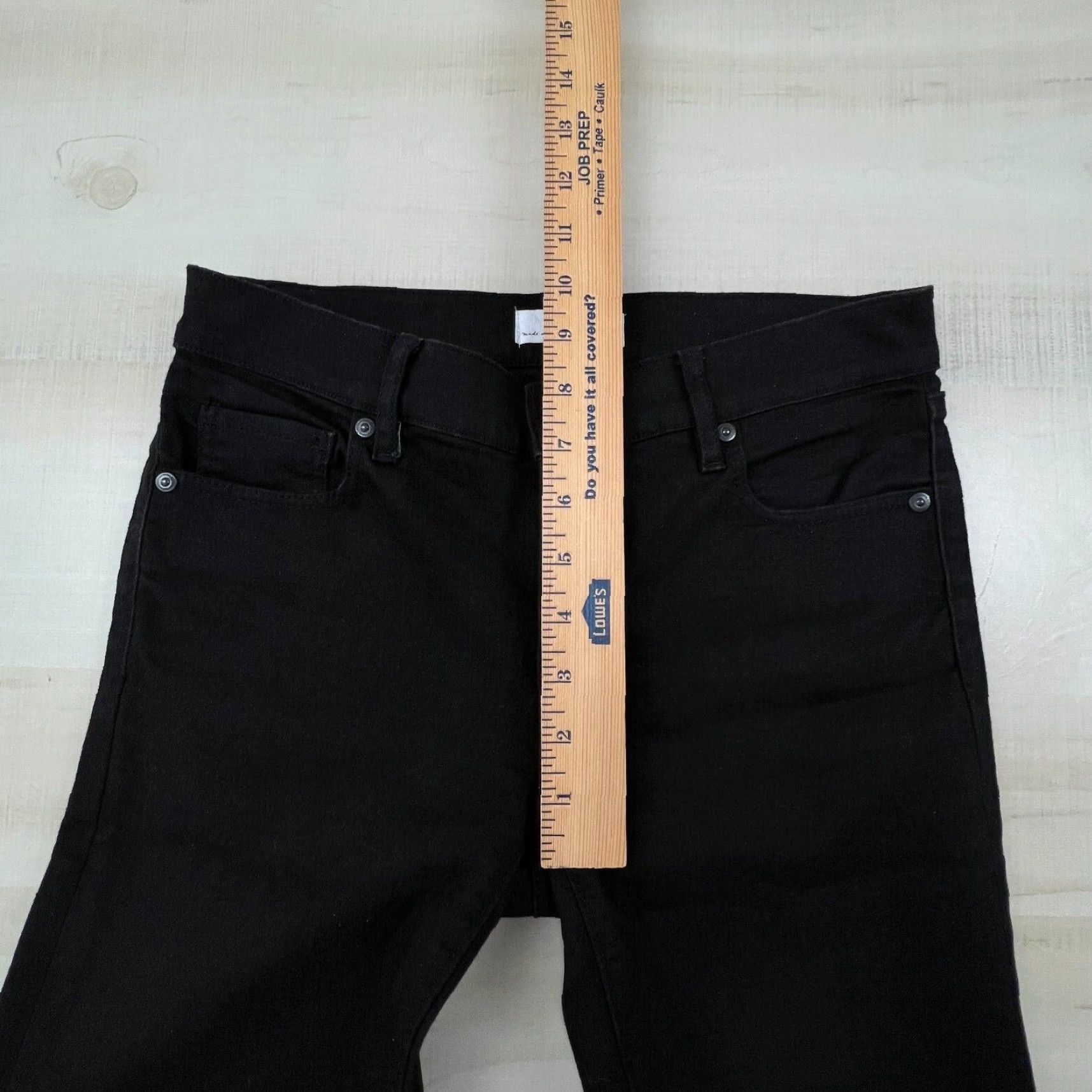Loft LOFT Womens Skinny Jeans 28" Waist Black Denim Stretch Mid Rise Size 28" / US 6 / IT 42 - 7 Thumbnail