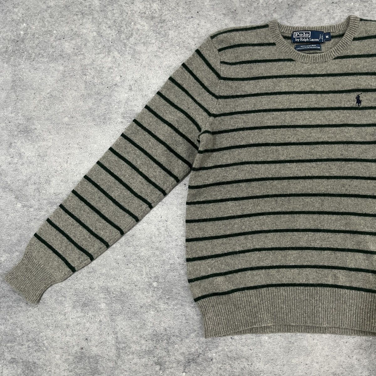 Polo Ralph Lauren × Ralph Lauren Polo Ralph Lauren Lambs Wool Stripe Sweater Size US M / EU 48-50 / 2 - 3 Thumbnail