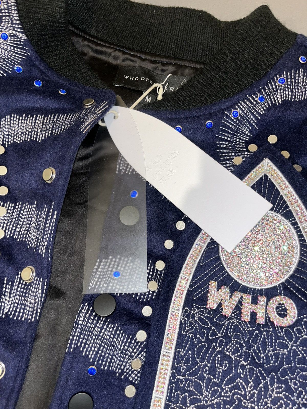 Who Decides War Who Decides War Cathedral Varsity Jacket Navy Size US M / EU 48-50 / 2 - 4 Thumbnail