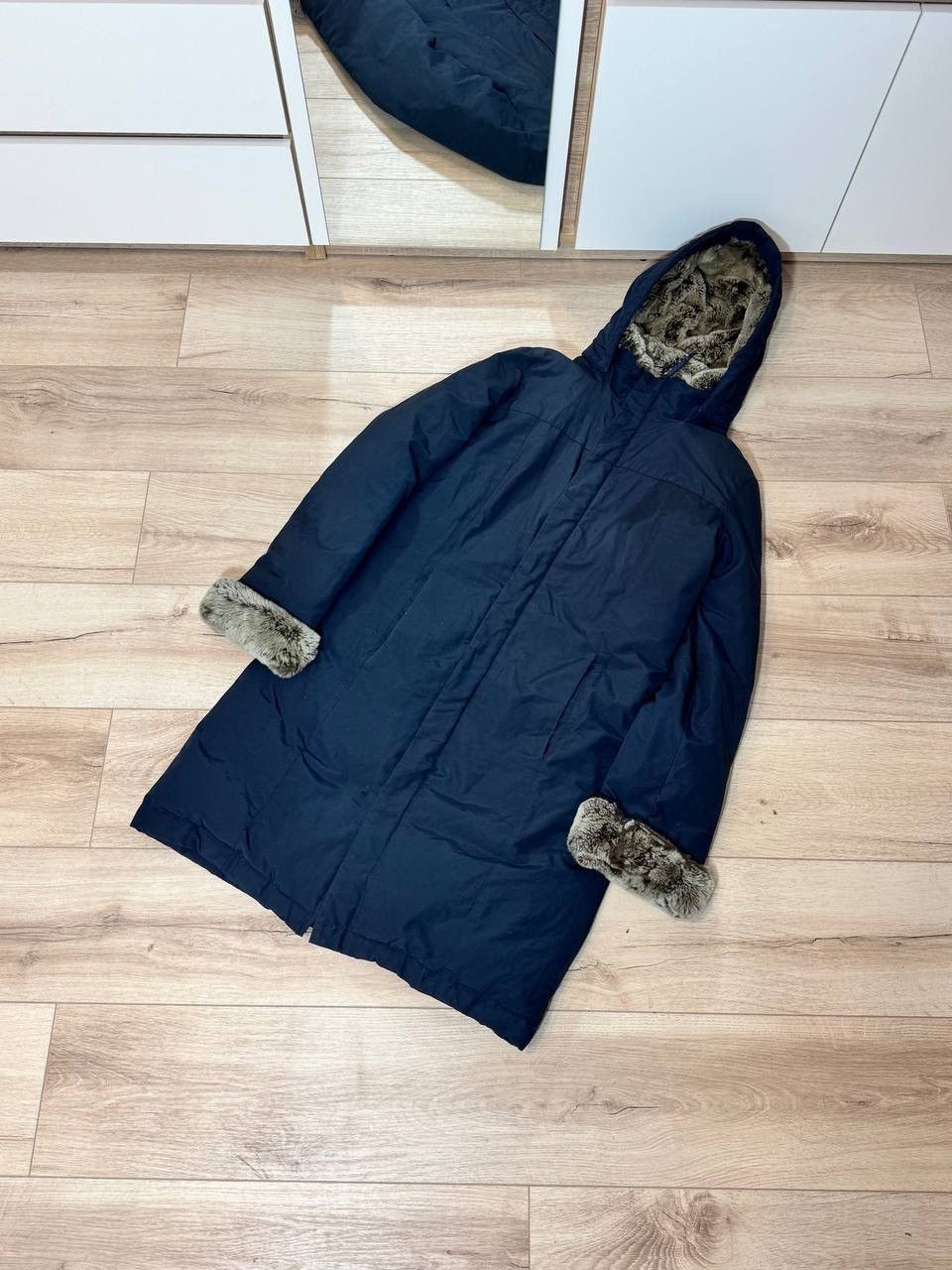 Woolrich Woolen Mills Woolrich Rabbit Fur Lined Hooded Parka Jacket Winter Coat Size L / US 10 / IT 46 - 1 Thumbnail