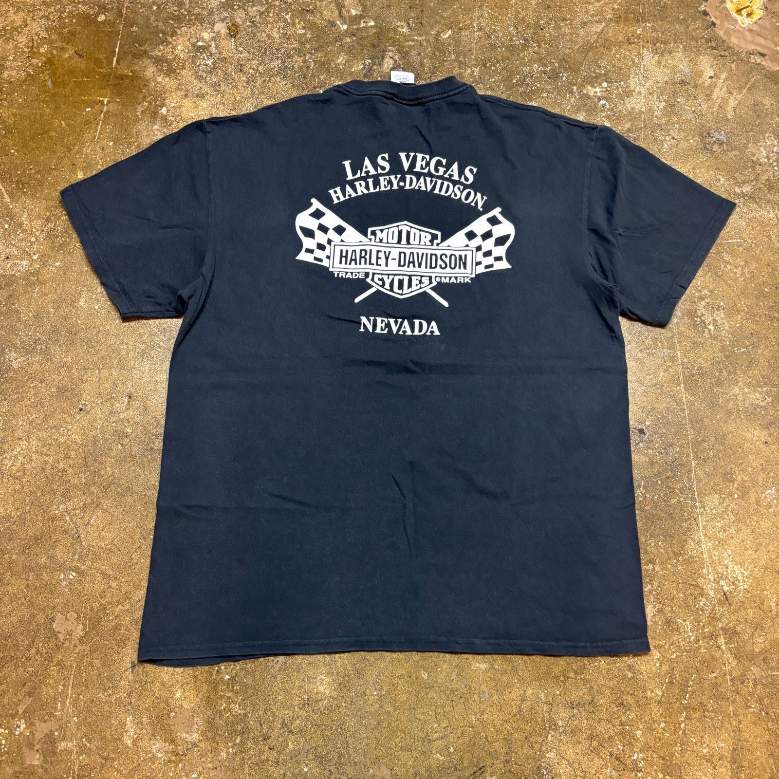 Harley Davidson Harley Davidson Motorcycles Las Vegas Skull SS Shirt Mens XL Size US XL / EU 56 / 4 - 3 Thumbnail