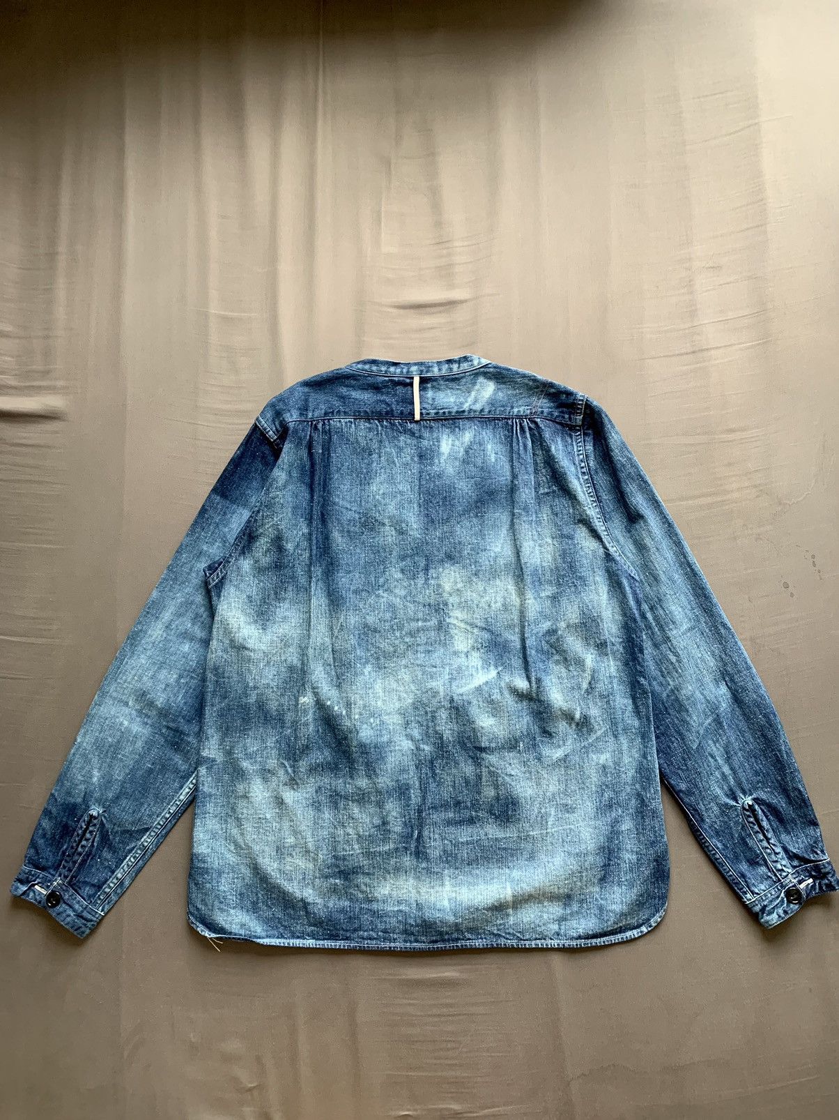 ANACHRONORM ANACHRONORM Denim KIMONO Shirt-Cardigan kimono Size US M / EU 48-50 / 2 - 2 Thumbnail