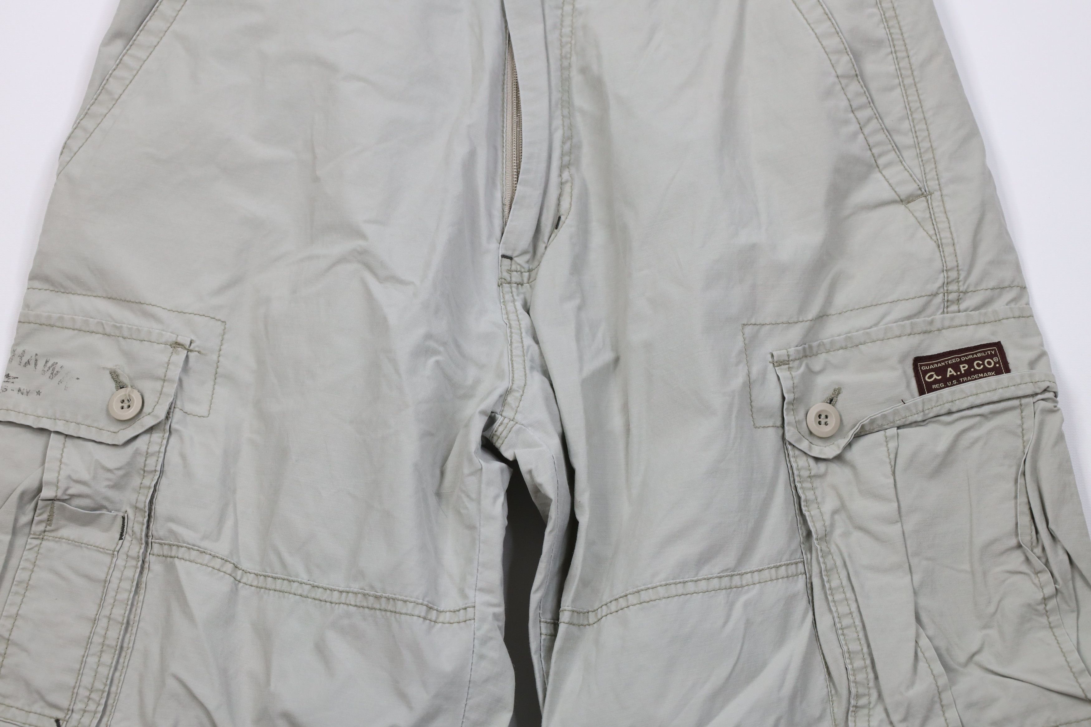 Vintage Vintage 90s Y2K Streetwear Convertible Cargo Pants Green Size US 30 / EU 46 - 3 Thumbnail
