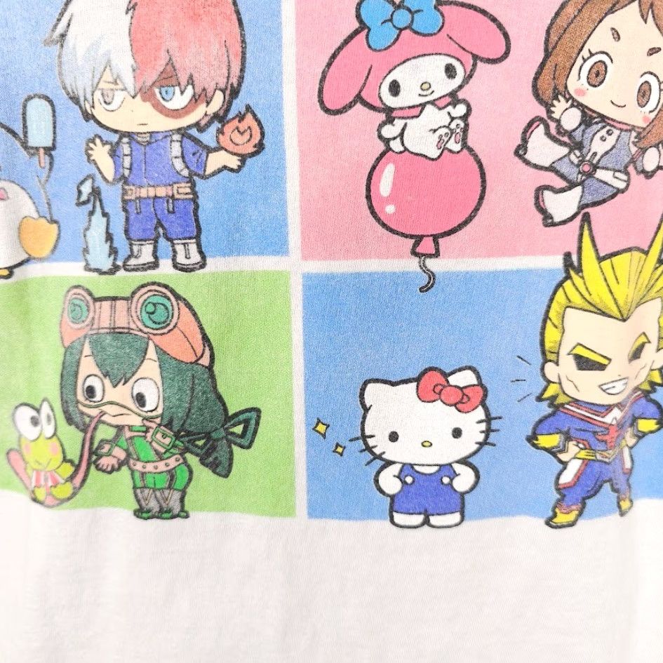 Vintage My Hero Academia X Hello Kitty And Friends T Shirt Womens Size Large White Size L / US 10 / IT 46 - 4 Thumbnail