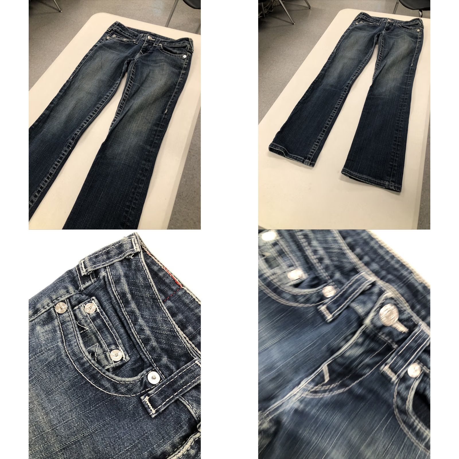 True Religion True Religion Jeans Johnny RN# 112790 CA# 30427 Size 30x29 Stretch Womens Jeans Fashion Blue 5-Pocket Regular Fit World Tour Jeans Size 27" / US 4 / IT 40 - 8 Thumbnail