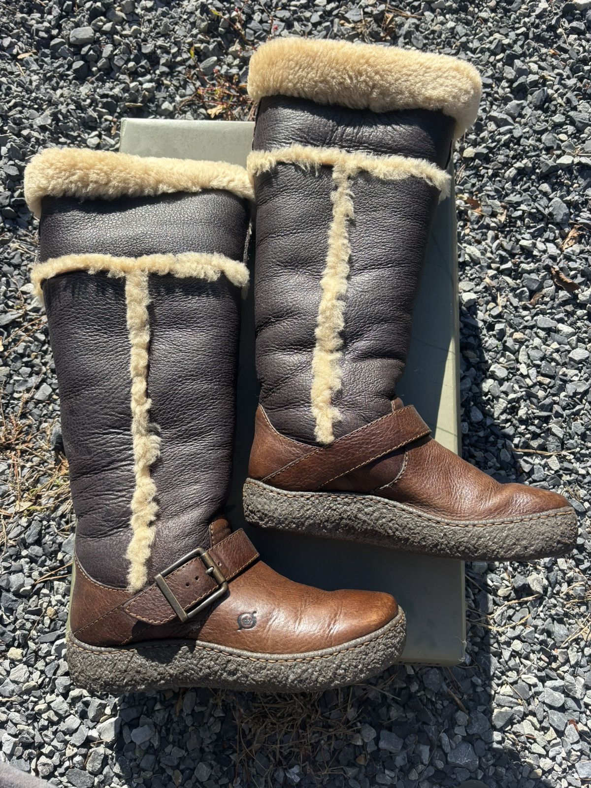 Born Born Tamu Shearling Boots Size US 8 / IT 38 - 2 Thumbnail