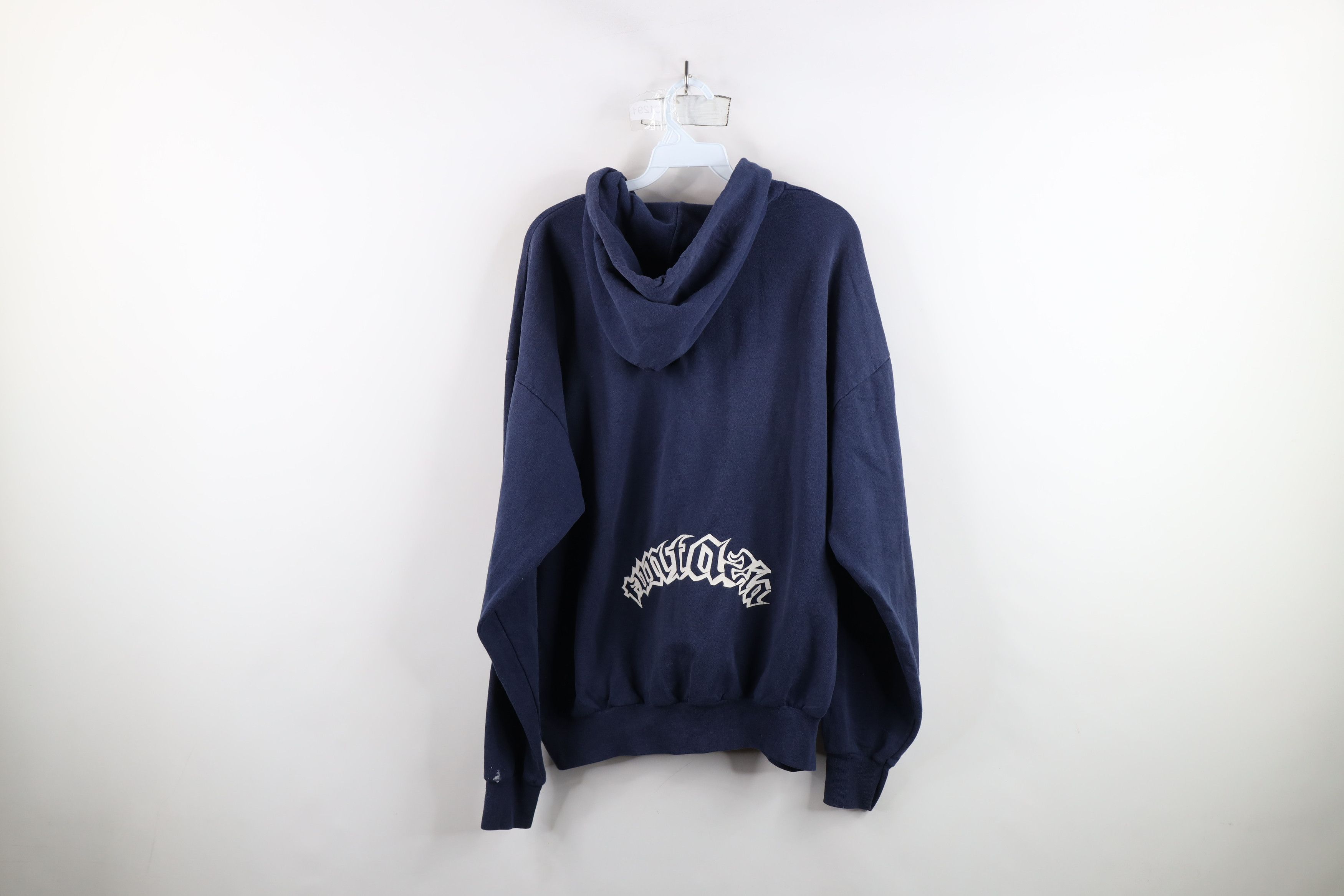 Vintage Vintage 90s Streetwear Graffiti Hip Hop New York Hoodie Size US XL / EU 56 / 4 - 13 Thumbnail