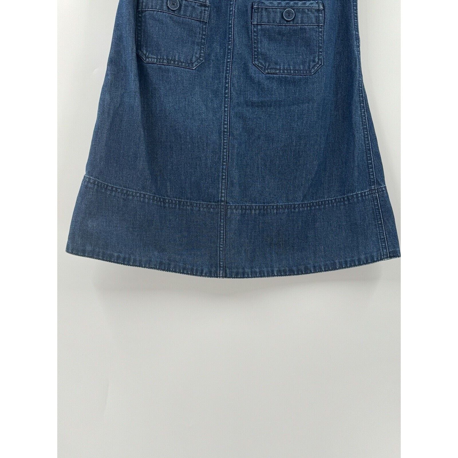 Marc Jacobs Marc Jacobs Y2K A Line Denim Skirt Blue Jean Pockets Boho Size 27" / US 4 / IT 40 - 6 Thumbnail