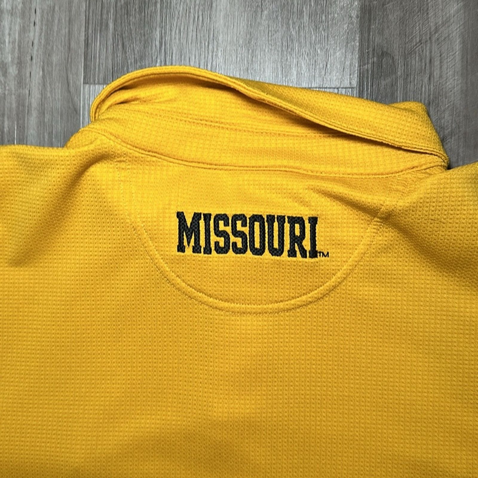 Nike Missouri Tigers Nike Team FitDry Mesh Polo - 2XL Size US XXL / EU 58 / 5 - 4 Thumbnail