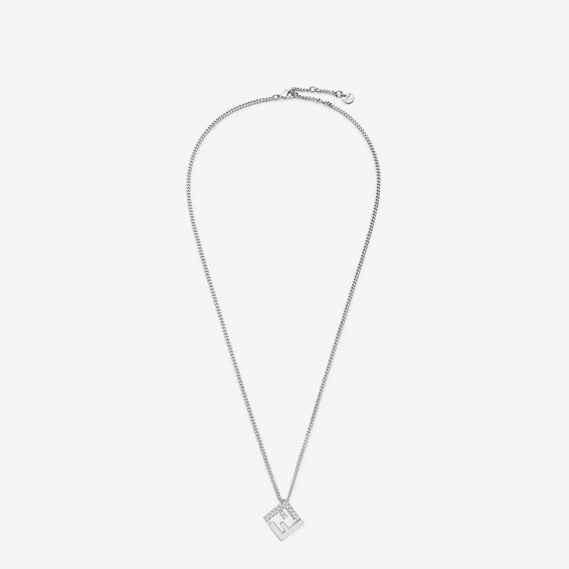Fendi Fendi FF PAVE Necklace Baguette Zicon Forever Embellished Size ONE SIZE - 1 Thumbnail