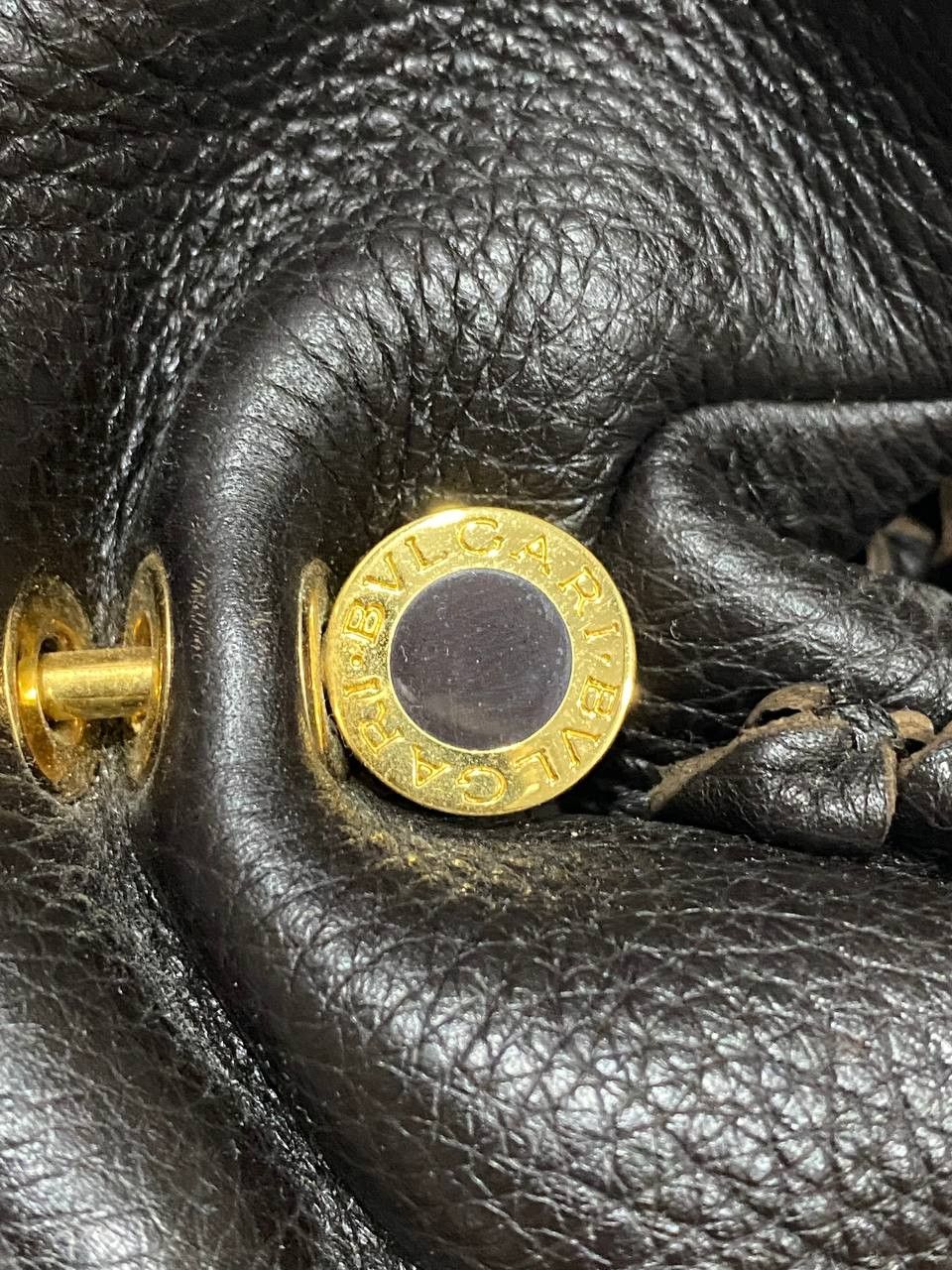 Bvlgari Bvlgari 29433 Women's Leather Handbag Black Size ONE SIZE - 7 Thumbnail