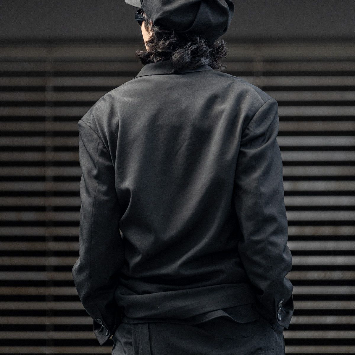 Yohji Yamamoto Yohji Yamamoto Pour Homme W/GABARDINE DRAPING JACKET BLAZER Size US M / EU 48-50 / 2 - 12 Thumbnail