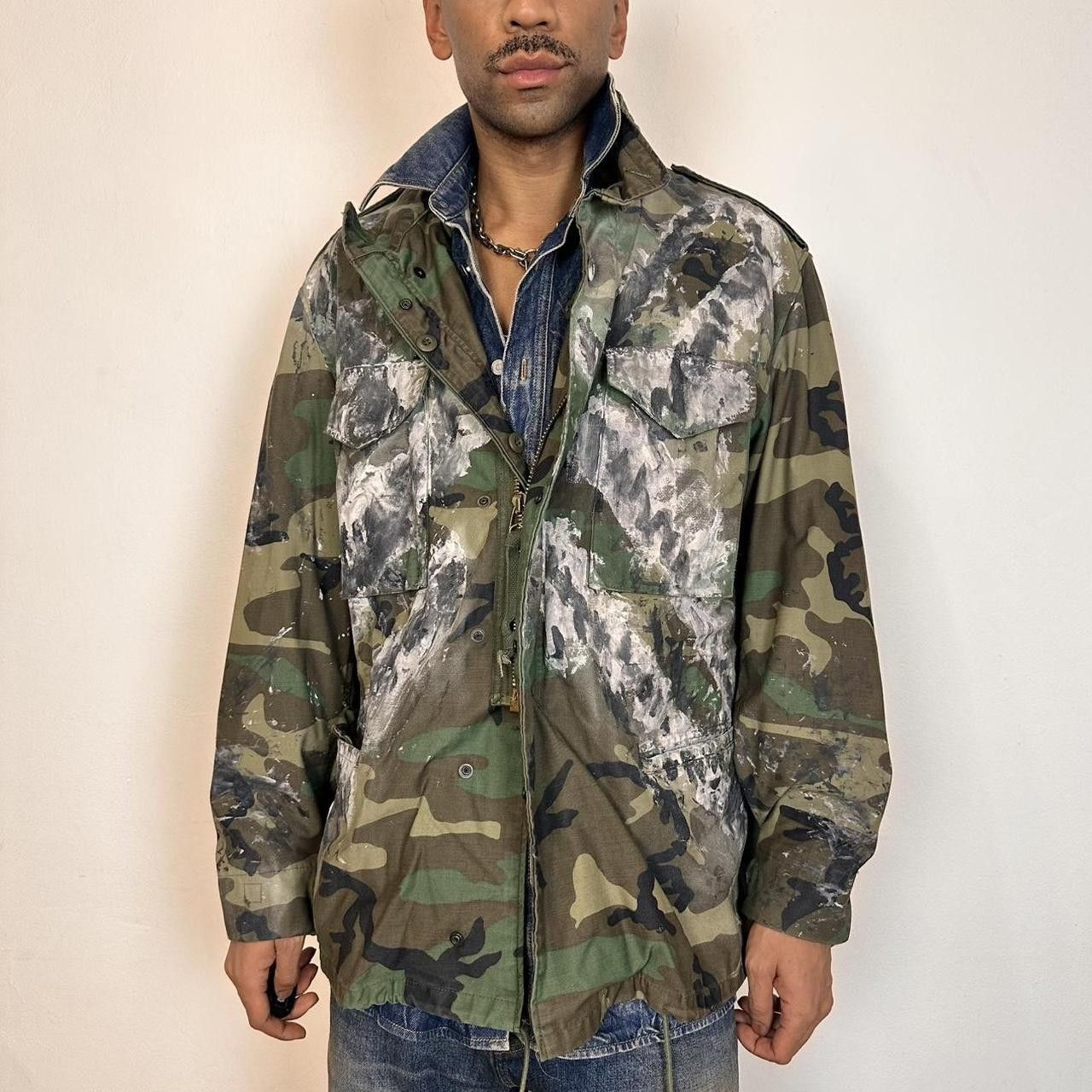 Vintage ASTROBOI* 'X Marks The Spot' Oversized Camo Jacket - XXL Size US XXL / EU 58 / 5 - 3 Thumbnail