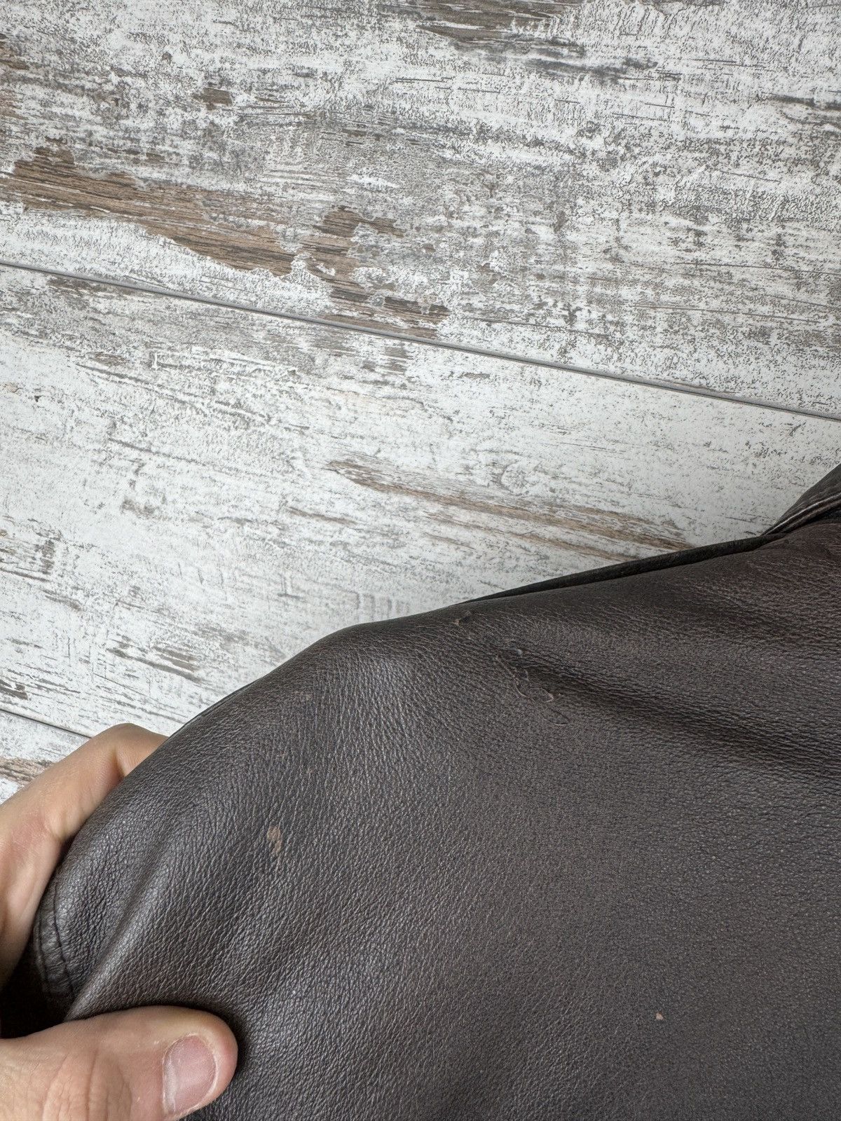 Other Mens Vintage brown George Leather bombers jacket y2k rare Size US XL / EU 56 / 4 - 15 Thumbnail