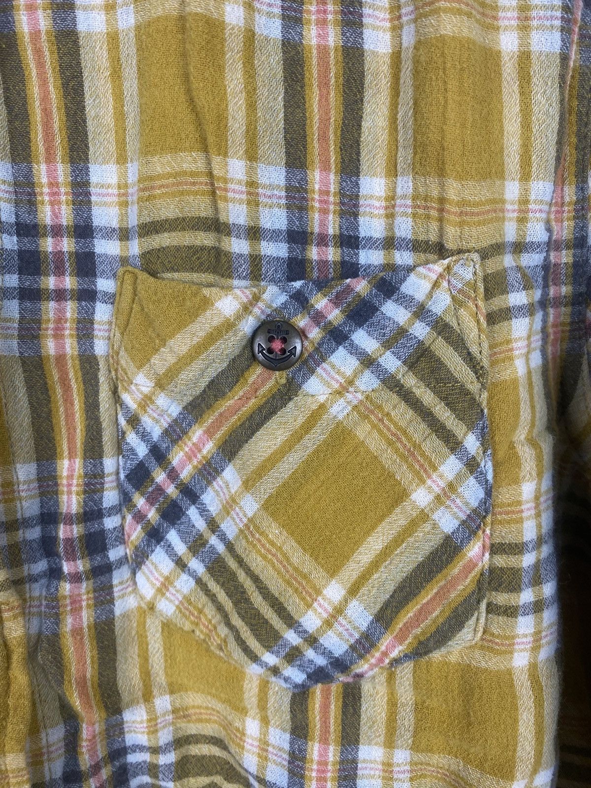Japanese Brand Crocodile Flannel Shirt Size L / US 10 / IT 46 - 3 Thumbnail