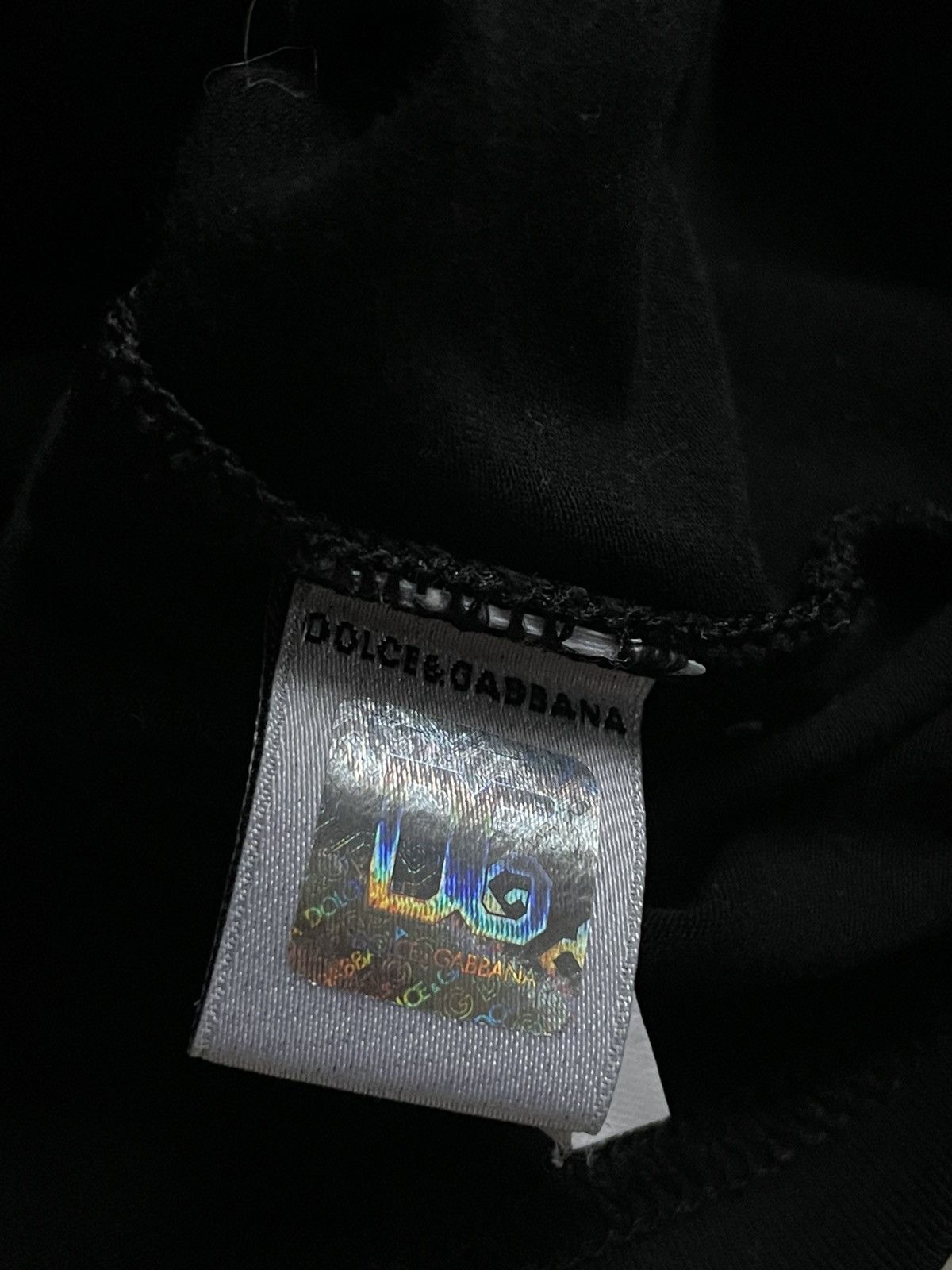 Dolce & Gabbana Dolce & Gabbana Underwear T-Shirt Black Logo D&G Size US S / EU 44-46 / 1 - 10 Thumbnail