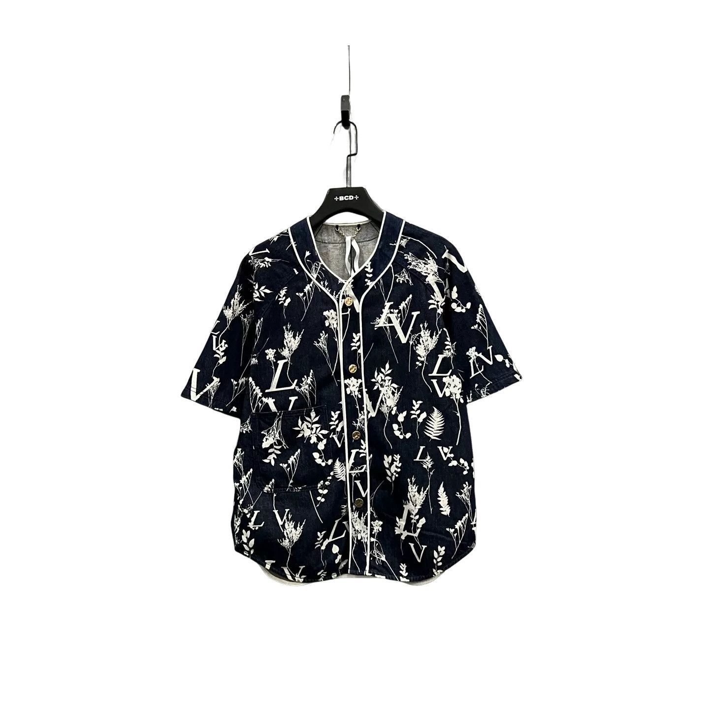 Louis Vuitton Louis Vuitton Monogram Floral Denim Shirt M Size US M / EU 48-50 / 2 - 1 Thumbnail