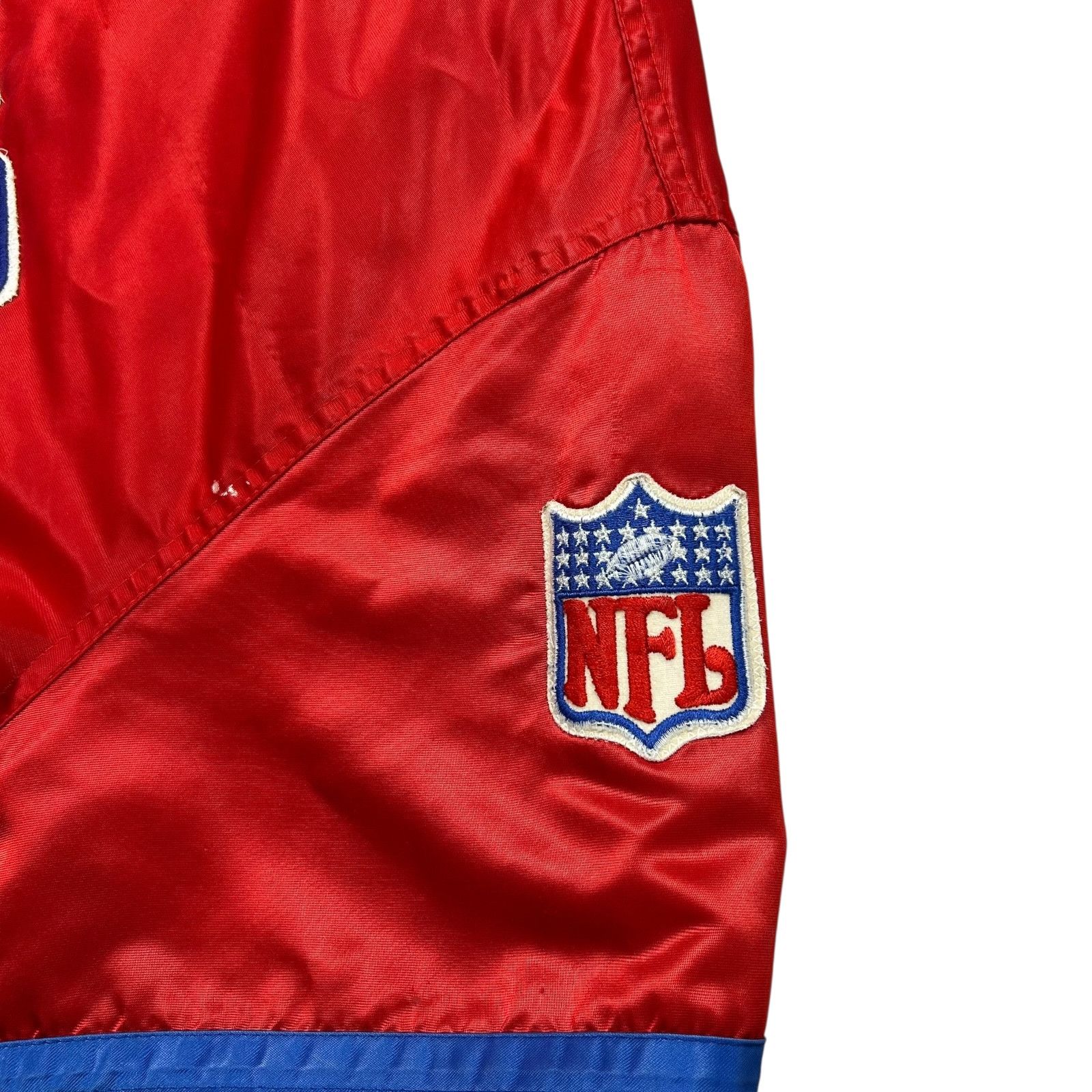 NFL RARE VTG 90s NFL NEW YORK GIANTS STARTER SATIN JACKET Size US XXL / EU 58 / 5 - 4 Thumbnail