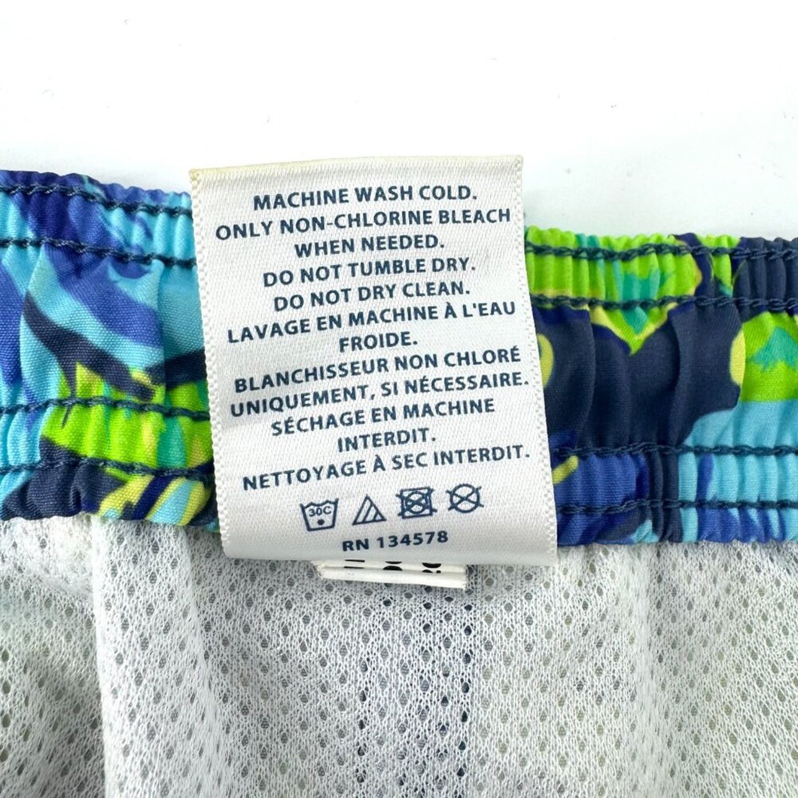 Vineyard Vines Vineyard Vines Floral Swim Trunks Blue Green Men's Medium Size US 31 - 7 Thumbnail