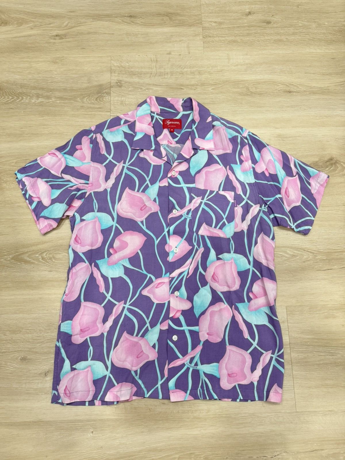 Supreme Supreme Lily Rayon Button Up Shirt | Grailed