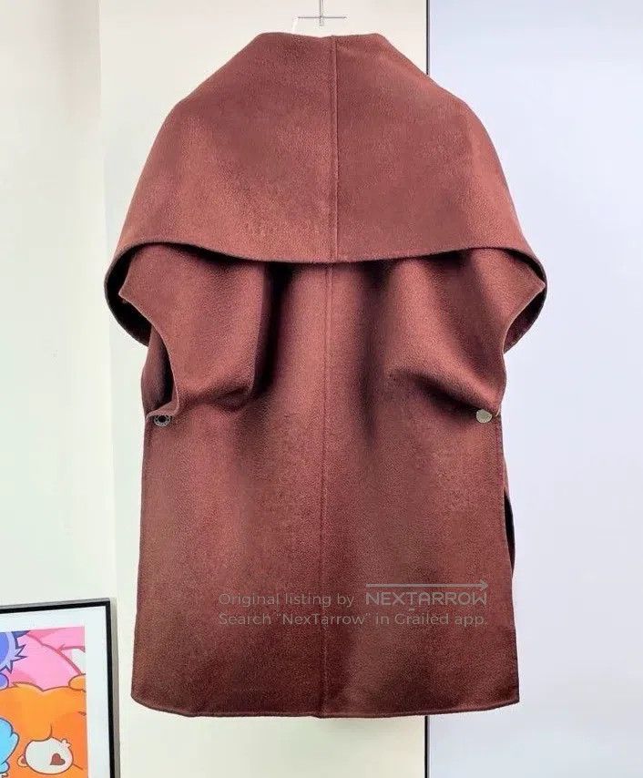 Hermes Hermes Chestnut Brown Cashmere Cloak Jacket Size XS / US 0-2 / IT 36-38 - 2 Thumbnail