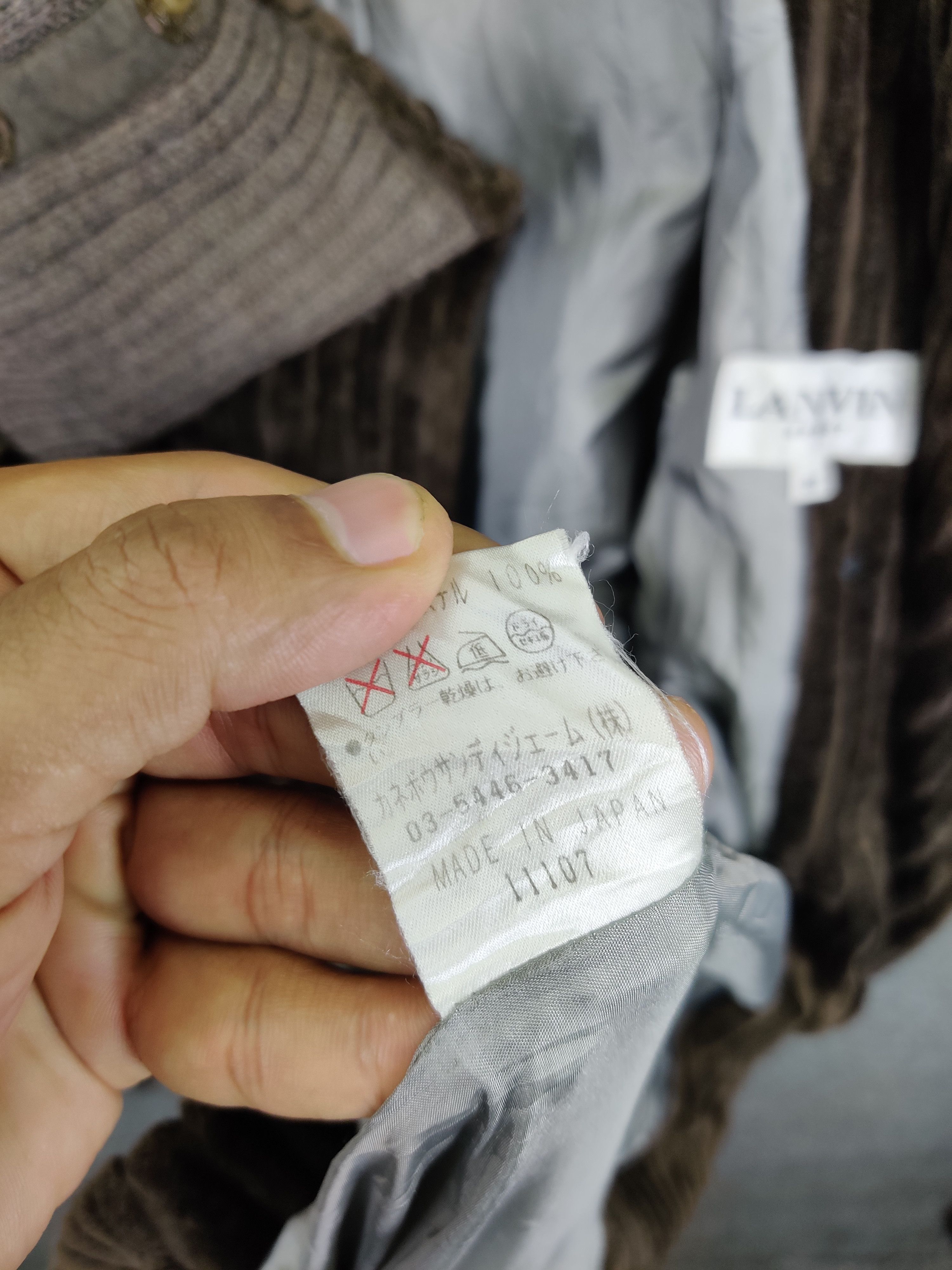 Lanvin Vintage Lanvin Sports Double Breasted Corduroy Coat Size US M / EU 48-50 / 2 - 16 Thumbnail