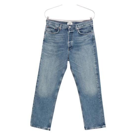 Agolde AGOLDE Men Denim Pants A642 1371 FRCT BLUE Size US 30 / EU 46 - 1 Thumbnail