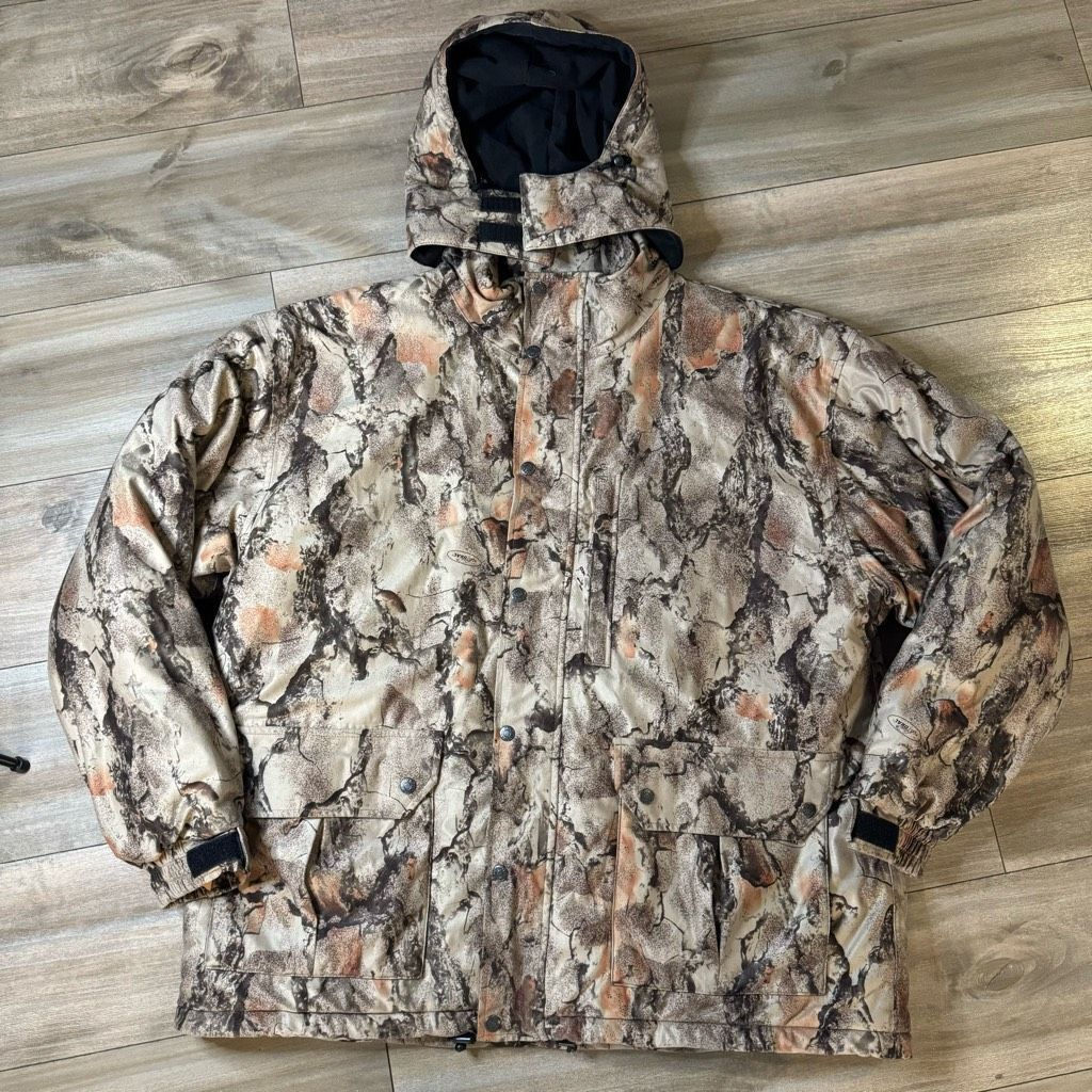 Carhartt All Game Outfitters Camo Heavy Hunting Jacket Multi-Pocket M Size US XL / EU 56 / 4 - 1 Thumbnail