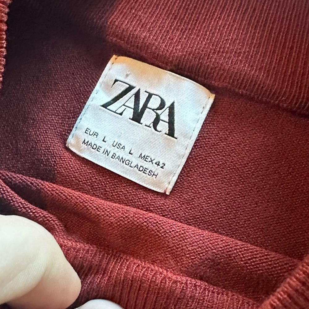 Zara Zara men’s stretchy shirt - great for the fall season Size US L / EU 52-54 / 3 - 2 Thumbnail