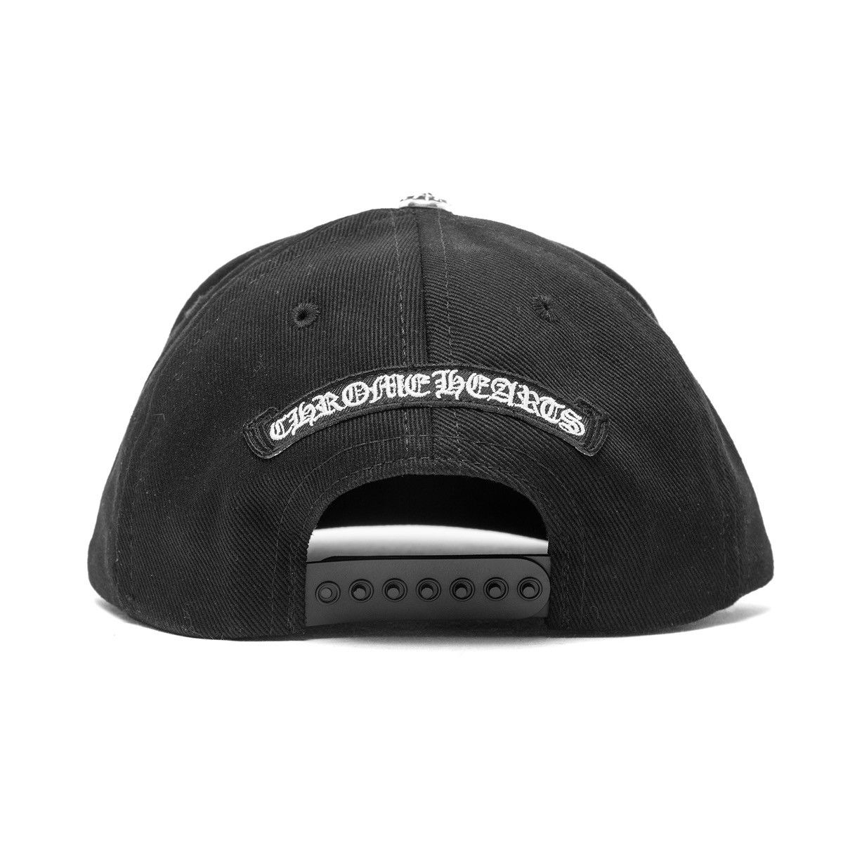 Chrome Hearts Embroidered Vertical Logo Baseball Hat Denim Black White Size ONE SIZE - 6 Thumbnail