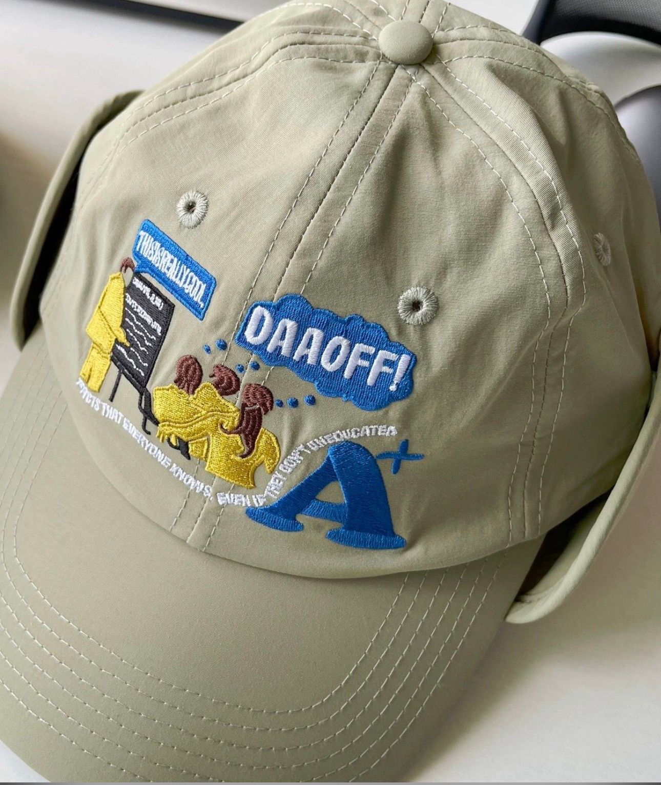 Japanese Brand Streetwear y2k embroidered ball cap trapper hat Size ONE SIZE - 7 Thumbnail