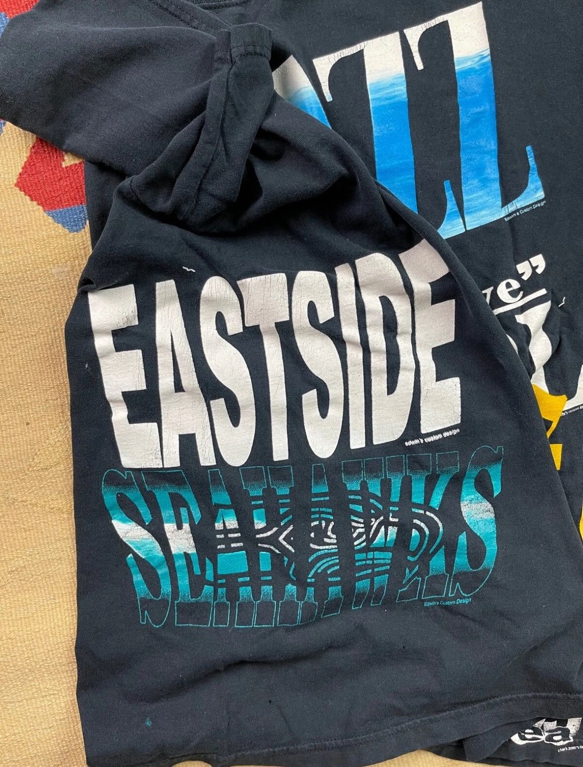 Vintage Experimental Test Print Tee – Jazz Seattle Graphic Collision Size US L / EU 52-54 / 3 - 5 Thumbnail
