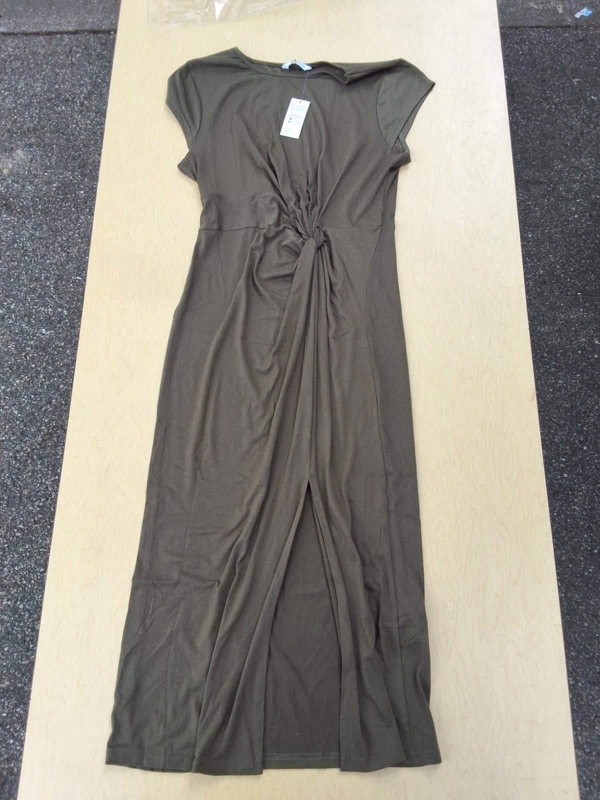 Other Cupshe Olive Green Knot-Front Midi Dress – Size Large Size L / US 10 / IT 46 - 3 Thumbnail