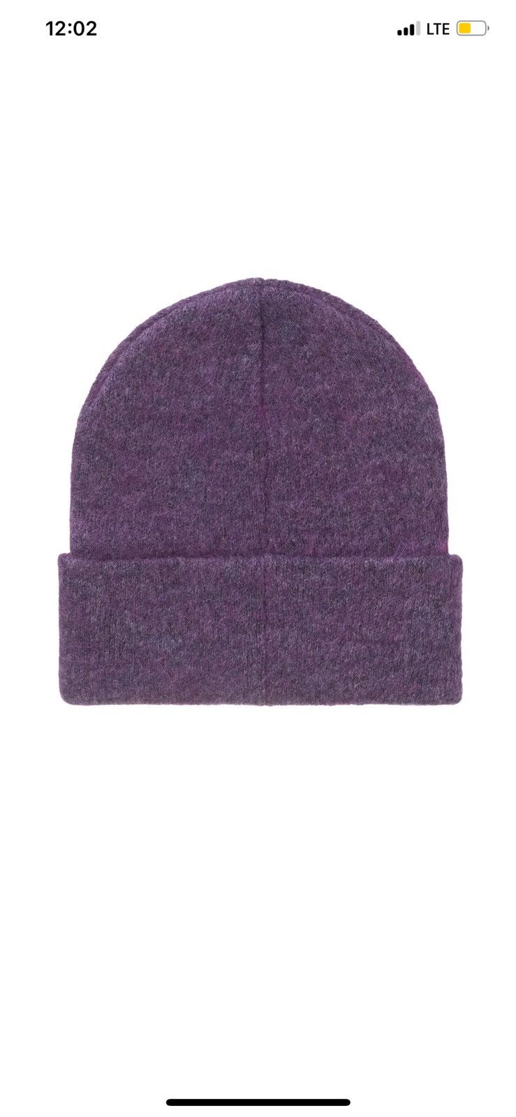 Supreme Supreme Purple Mohair Beanie FW24 Size ONE SIZE - 2 Thumbnail