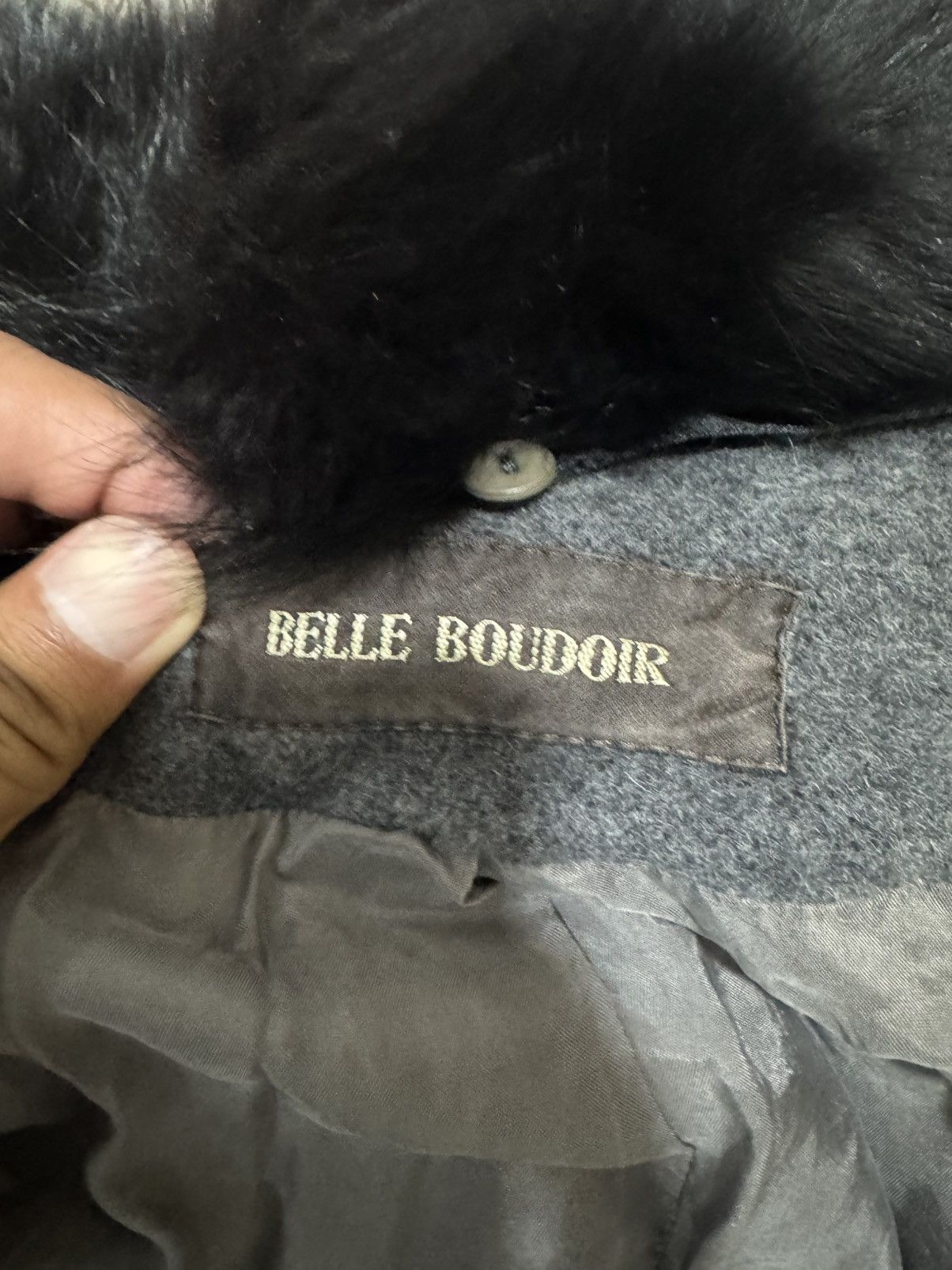 Japanese Brand Belle Boudoir Wool Jacket Fur collar Size US S / EU 44-46 / 1 - 9 Thumbnail