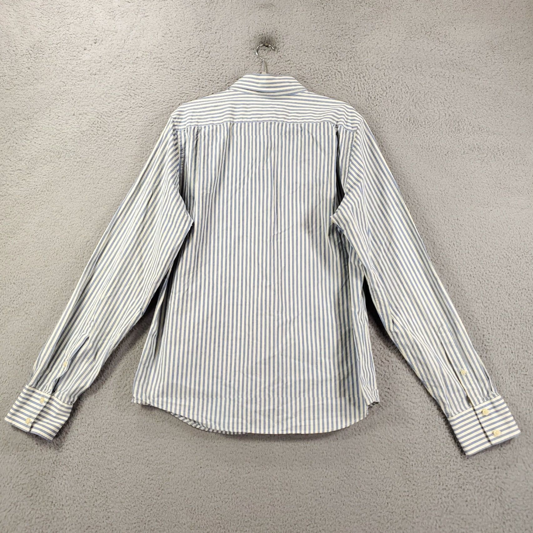 Abercrombie & Fitch VINTAGE Abercrombie & Fitch Shirt Mens XL Button-Up Striped Blue White Muscle Y2K Size US XL / EU 56 / 4 - 7 Thumbnail