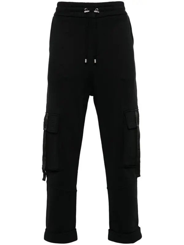 Balmain o1s1wg111025 Logo Lettering Cargo Pants in Black Size US 36 / EU 52 - 1 Thumbnail