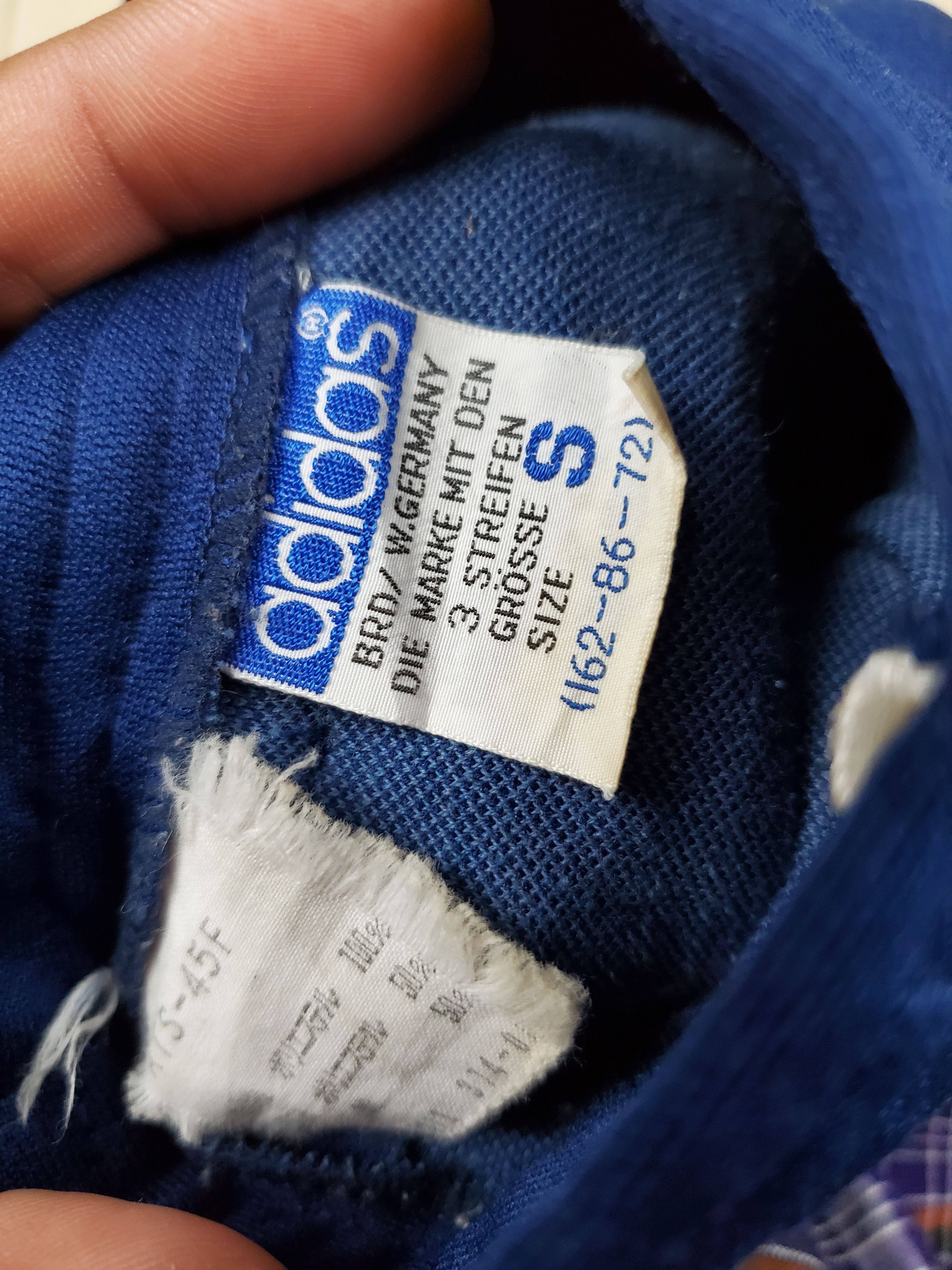 Adidas × Vintage Vintage Adidas West Germany Blue Size US 28 / EU 44 - 7 Thumbnail