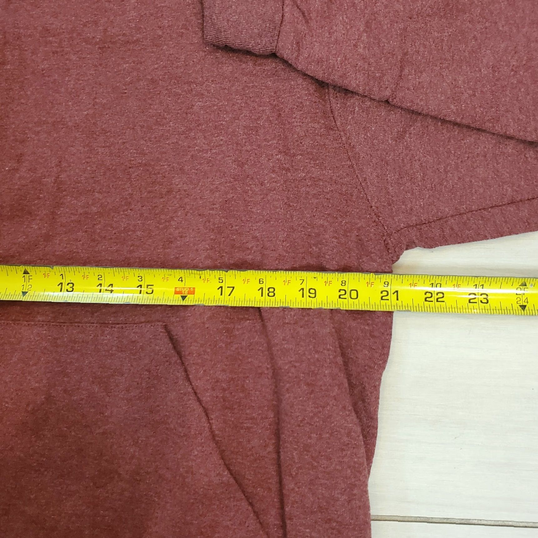 Jerzees VINTAGE Jerzees NuBlend Red Maroon Hoodie Sweatshirt Hoodie M Red 80s 90s Classic Mens Jerzees Size US M / EU 48-50 / 2 - 6 Thumbnail