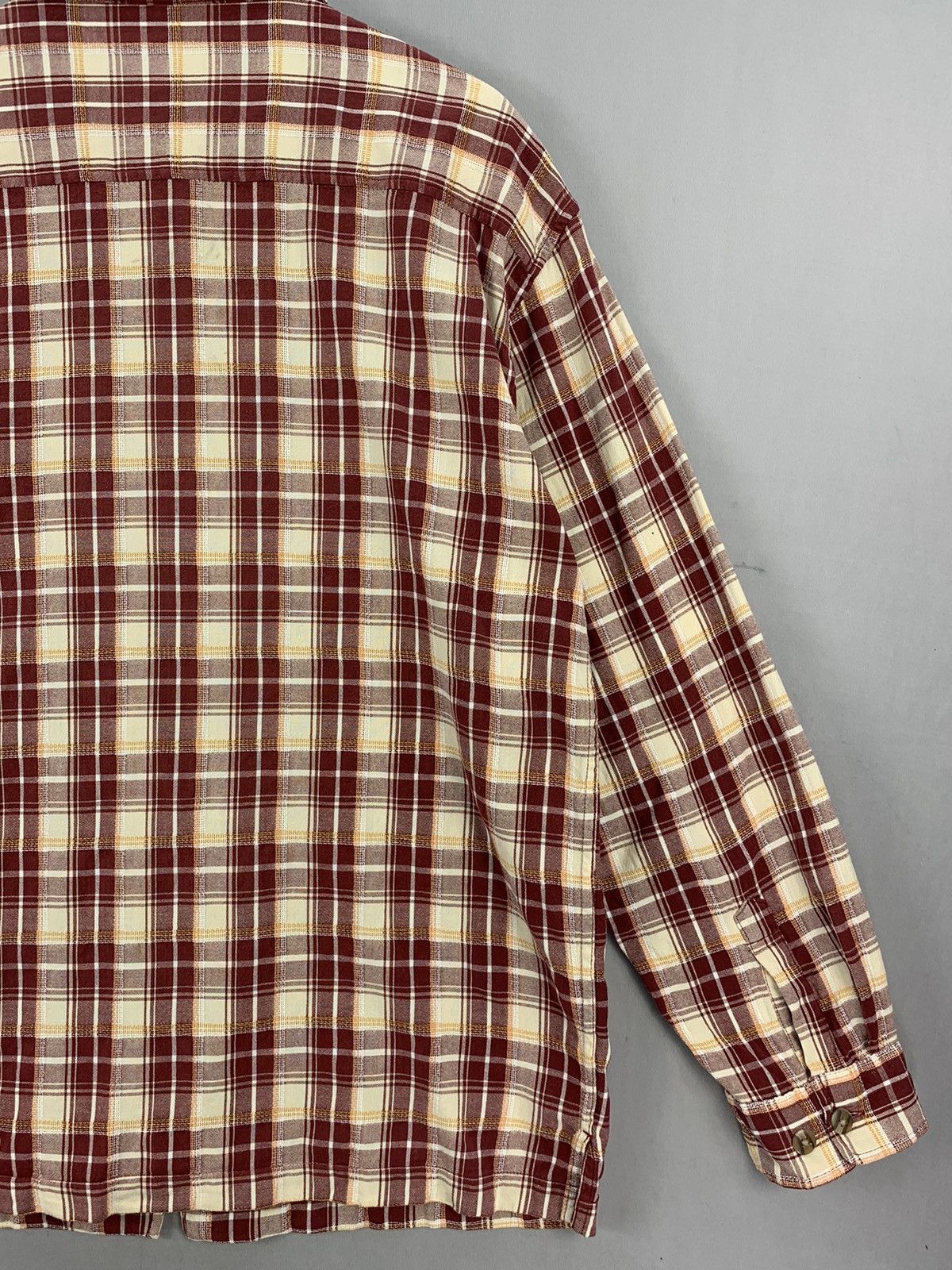 Formula 1 Benetton Formula 1 Vintage Plaid Zipper Flannel Jacket Size US L / EU 52-54 / 3 - 15 Thumbnail