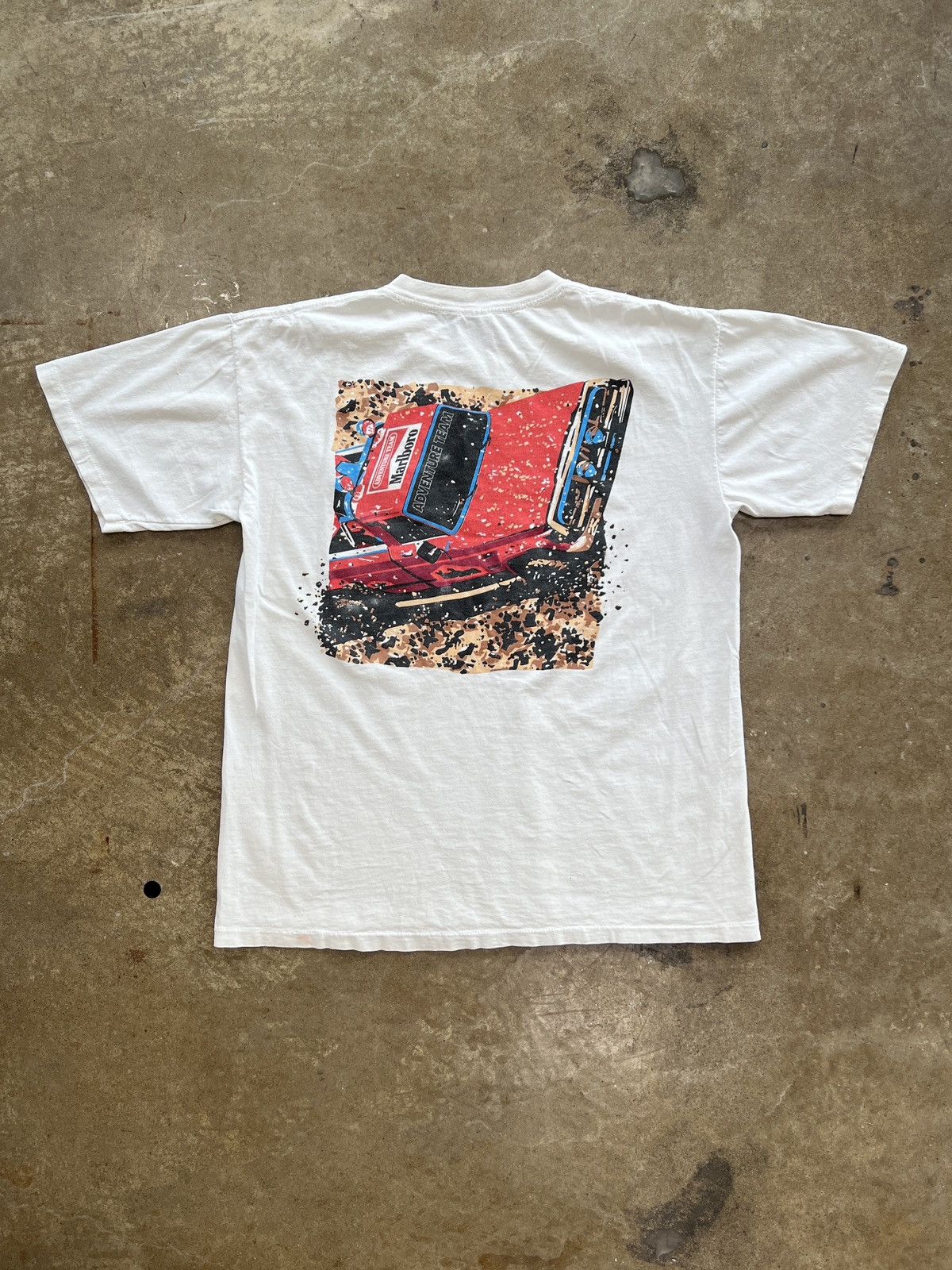 Marlboro Vintage 90s Marlboro Adventure Team Pocket Tee OS XL Size US XL / EU 56 / 4 - 2 Thumbnail