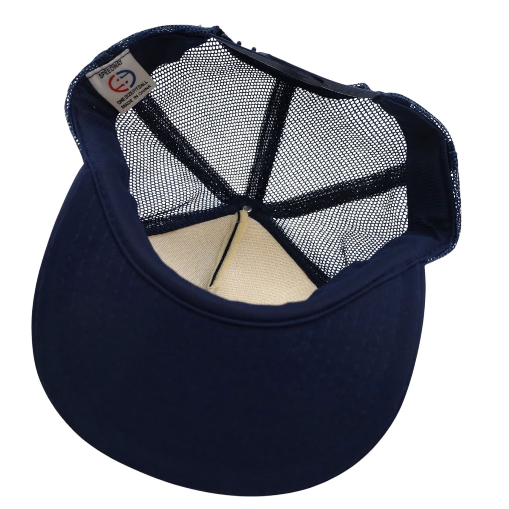 Vintage VINTAGE Beer Its not Just for Breakfast Anymore Spellout Trucker Hat Men OS Blue Size ONE SIZE - 6 Thumbnail