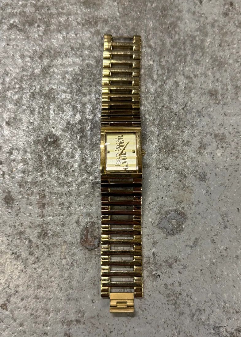 Jean Paul Gaultier × Vintage 2000s Jean Paul Gaultier Golden Rail Watch Size ONE SIZE - 1 Thumbnail
