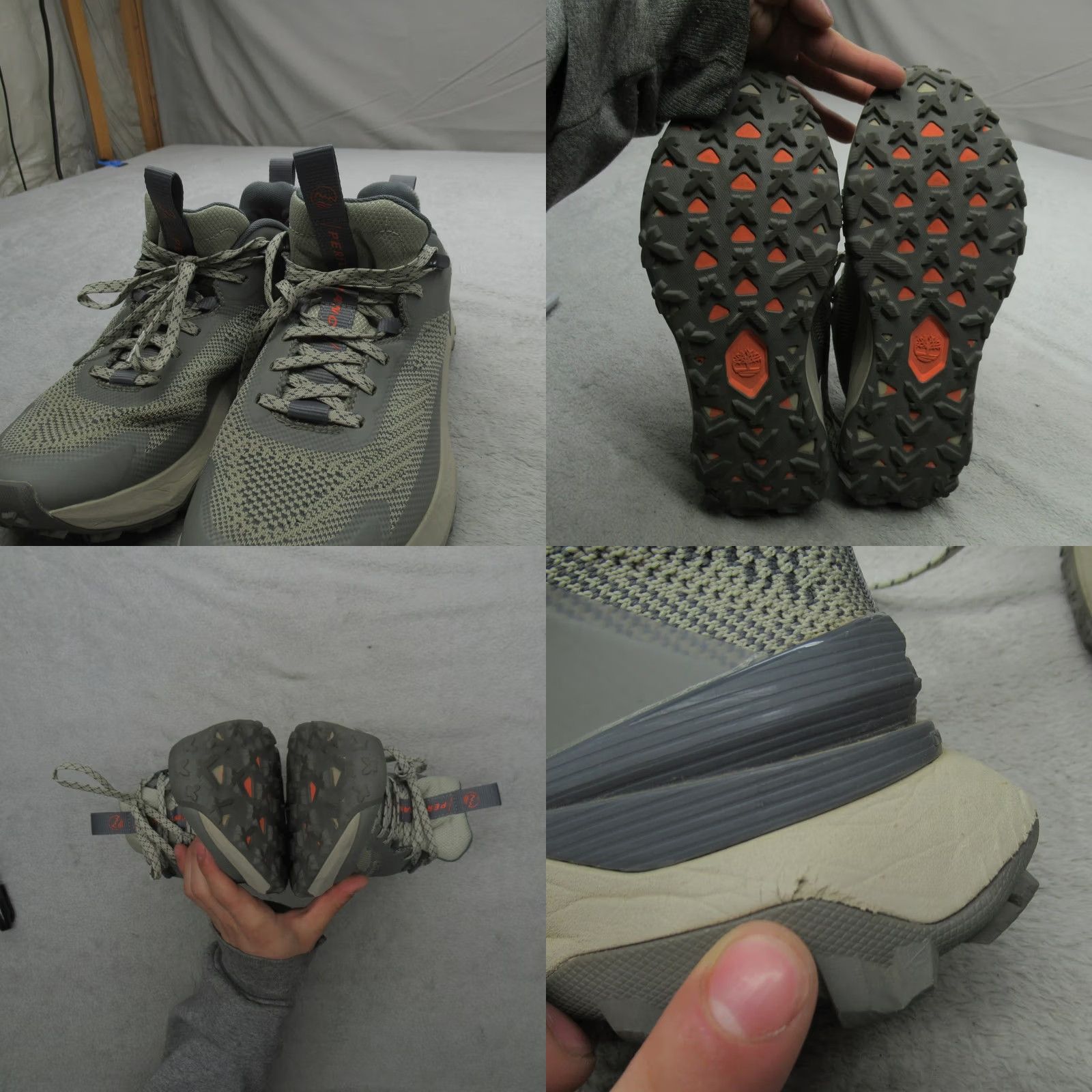 Timberland Timberland Mens Sneakers Grey Motion Access Low Lightweight Knit Athletic Casual Walk Hiking Shoes Mens 9 Grey Size US 9 / EU 42 - 9 Thumbnail