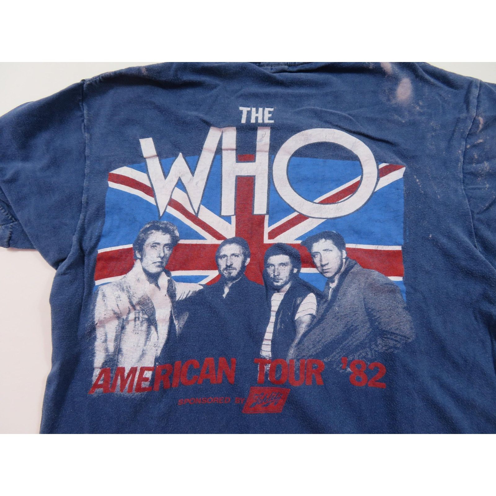 Other The Who 1982 T-shirt Blue Double Sided Sz S Size US S / EU 44-46 / 1 - 2 Thumbnail